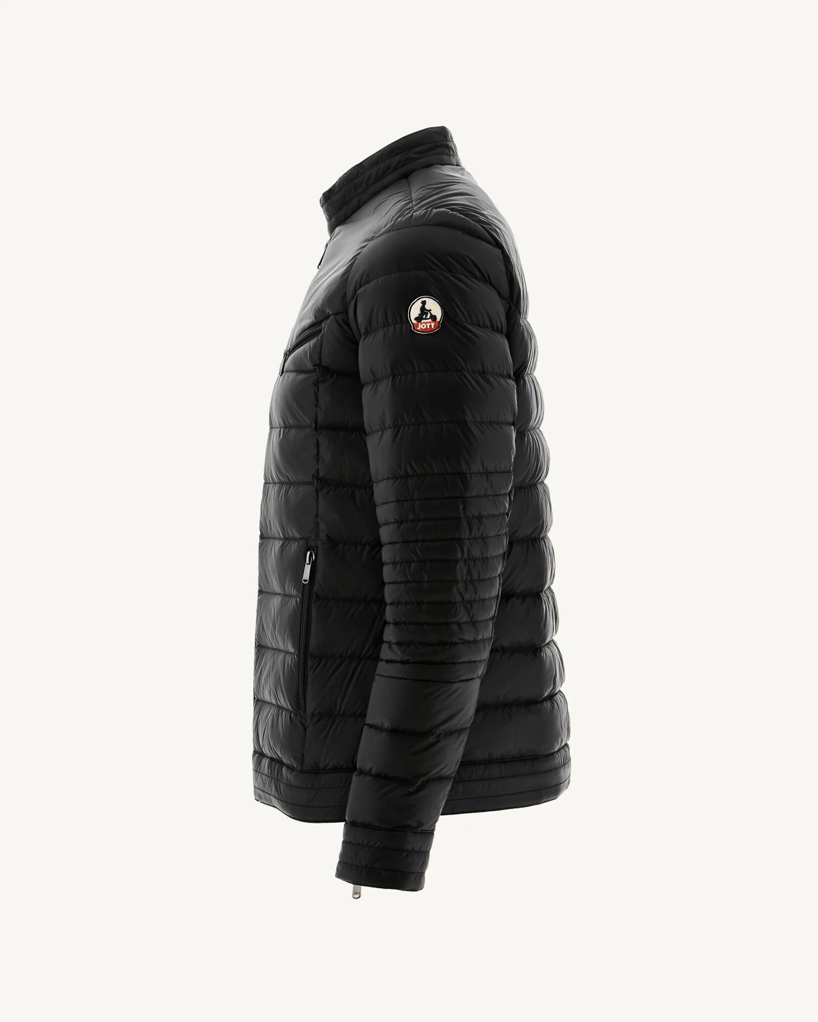Down jacket Marine David biker cut