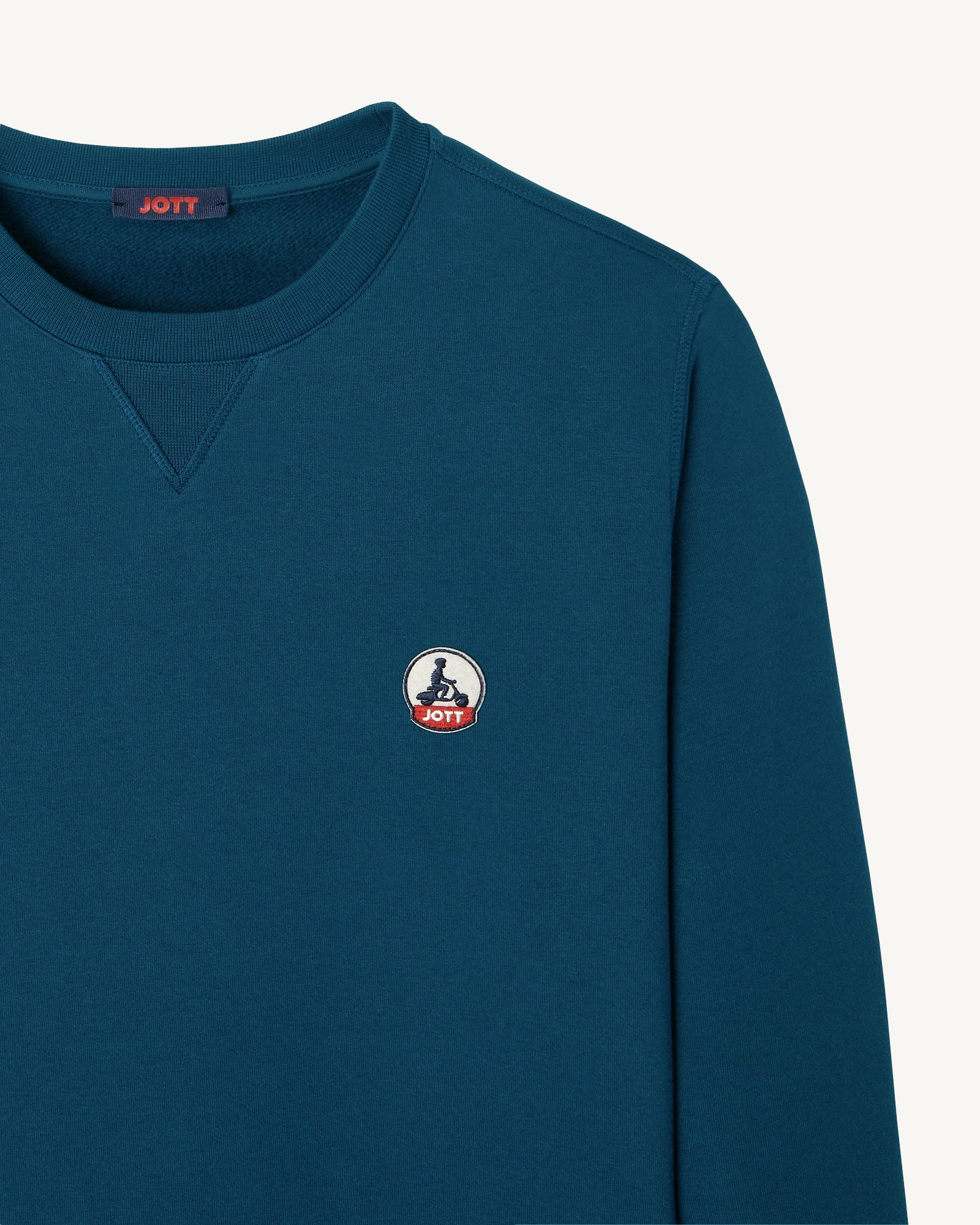Sweatshirt in organic cotton Metal blue Braga 2.0