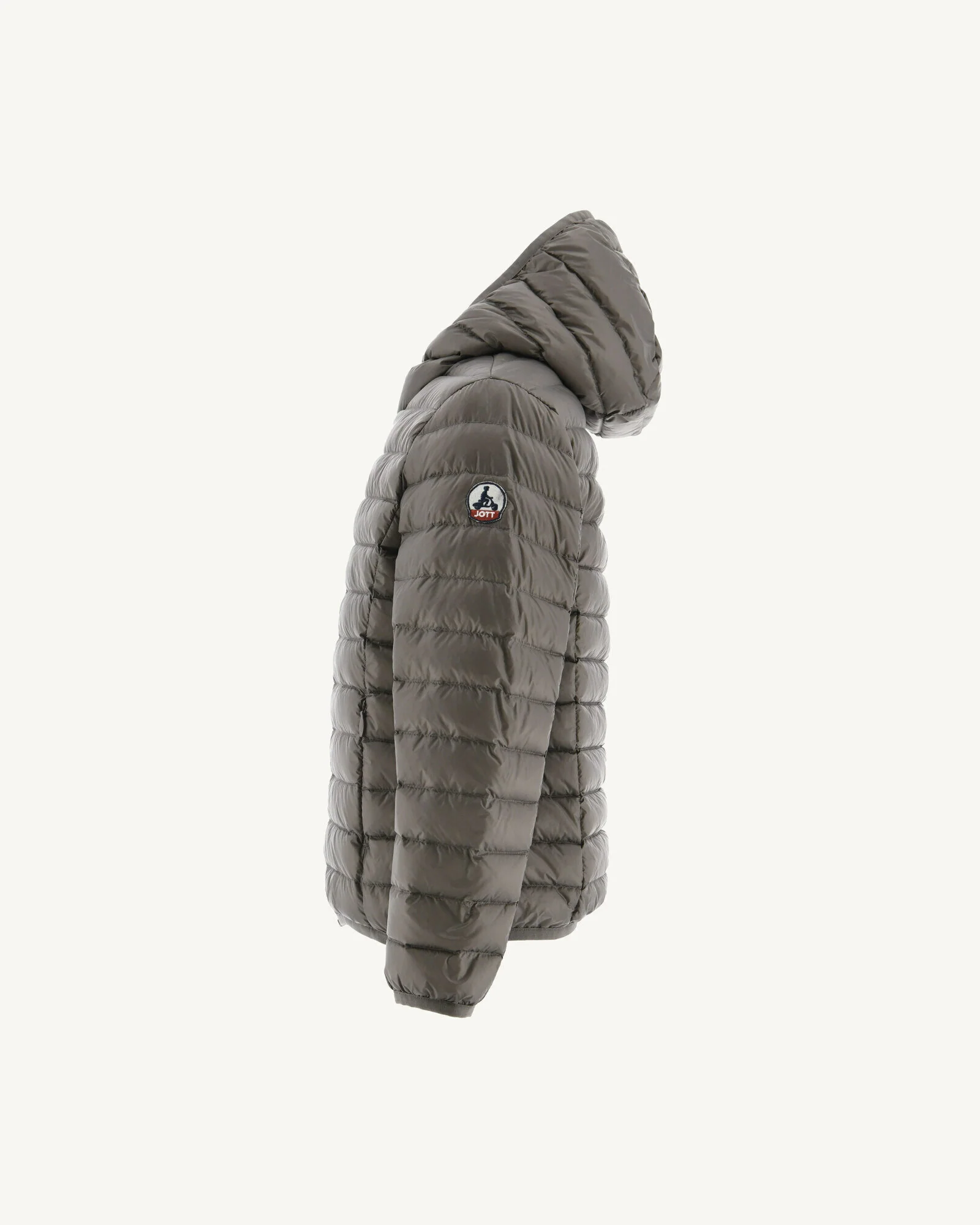 Child's lightweight hooded down jacket Taupe Hugo