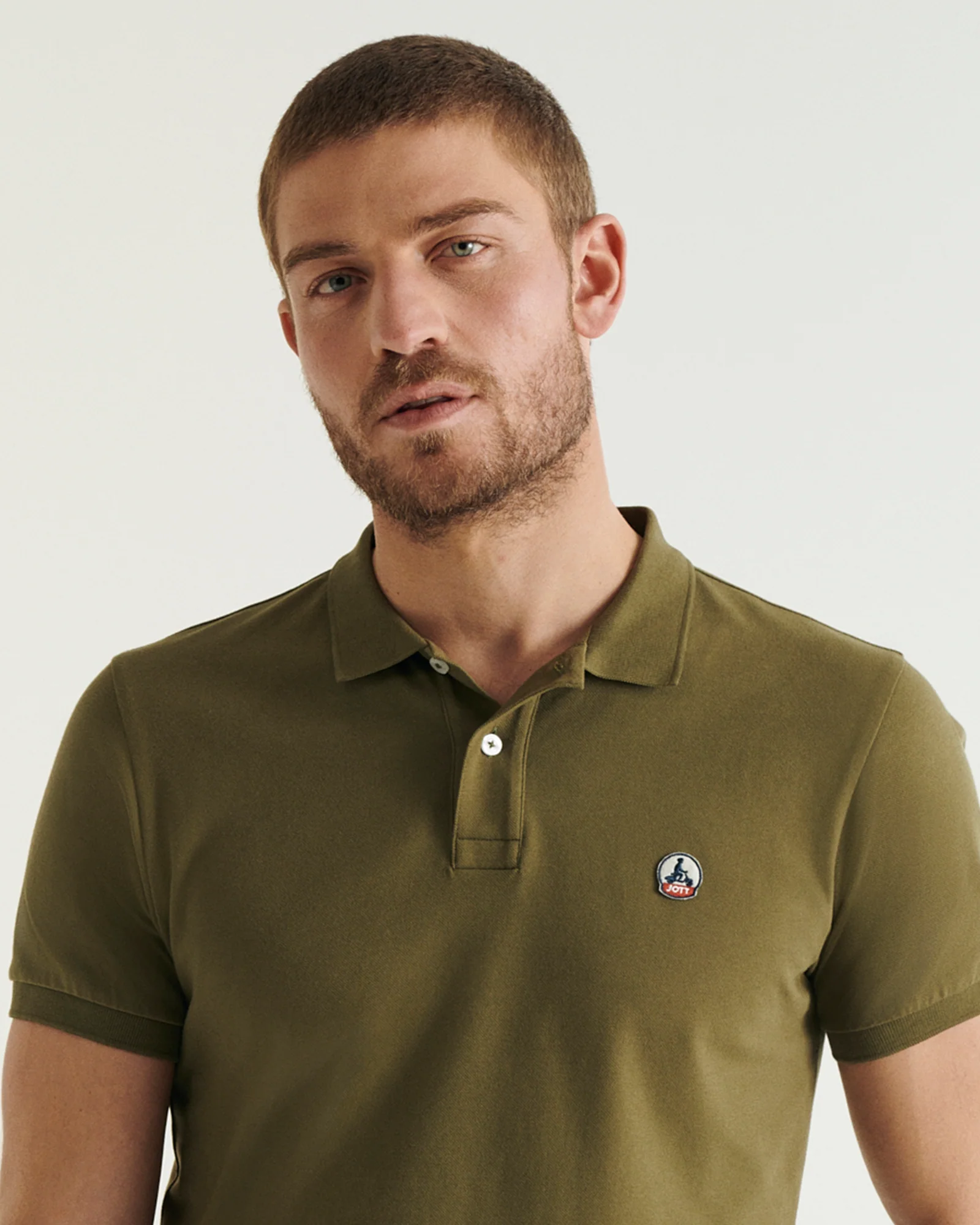 Polo shirt in organic cotton Army Marbella