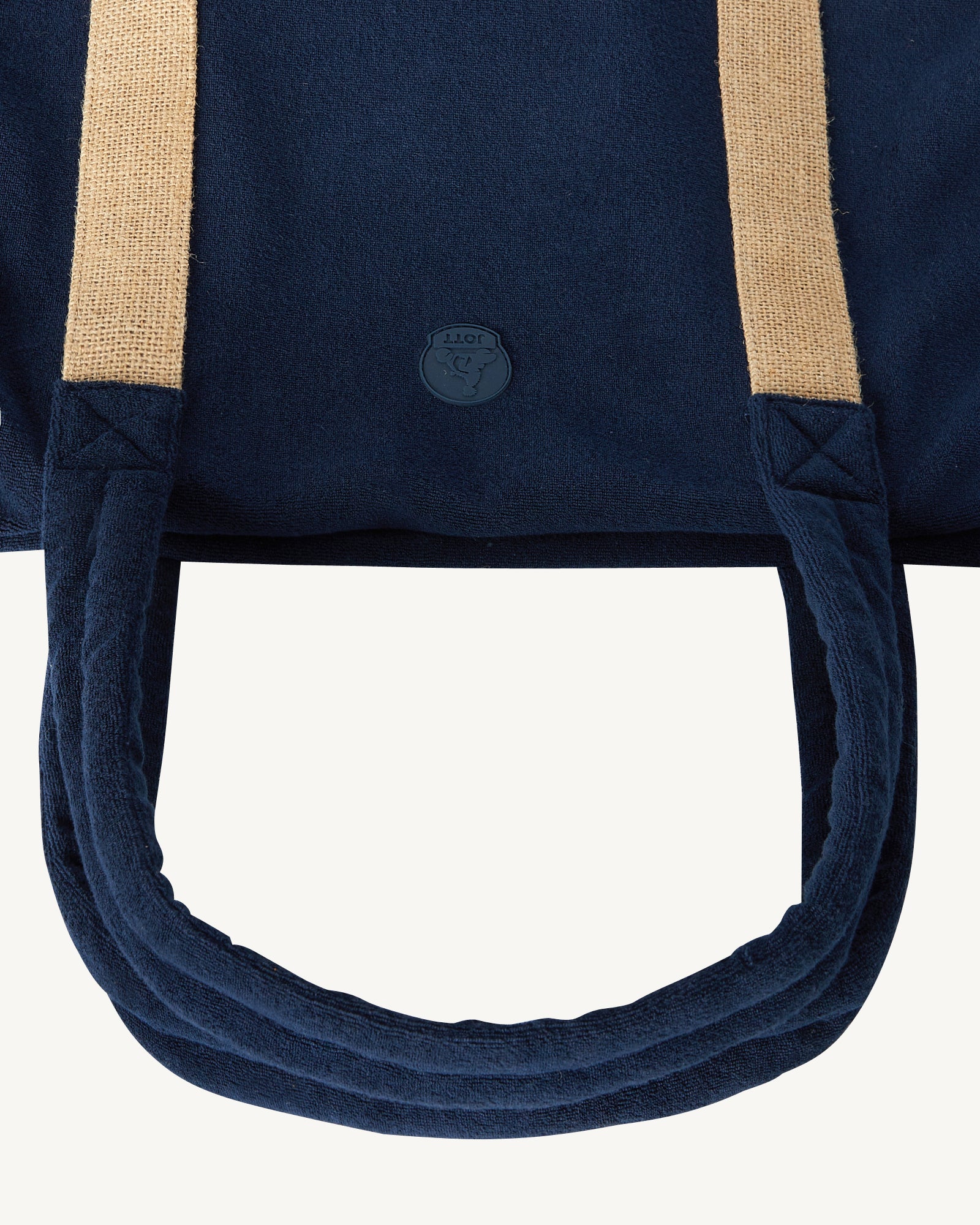 Two-material beach tote bag Marine Shell