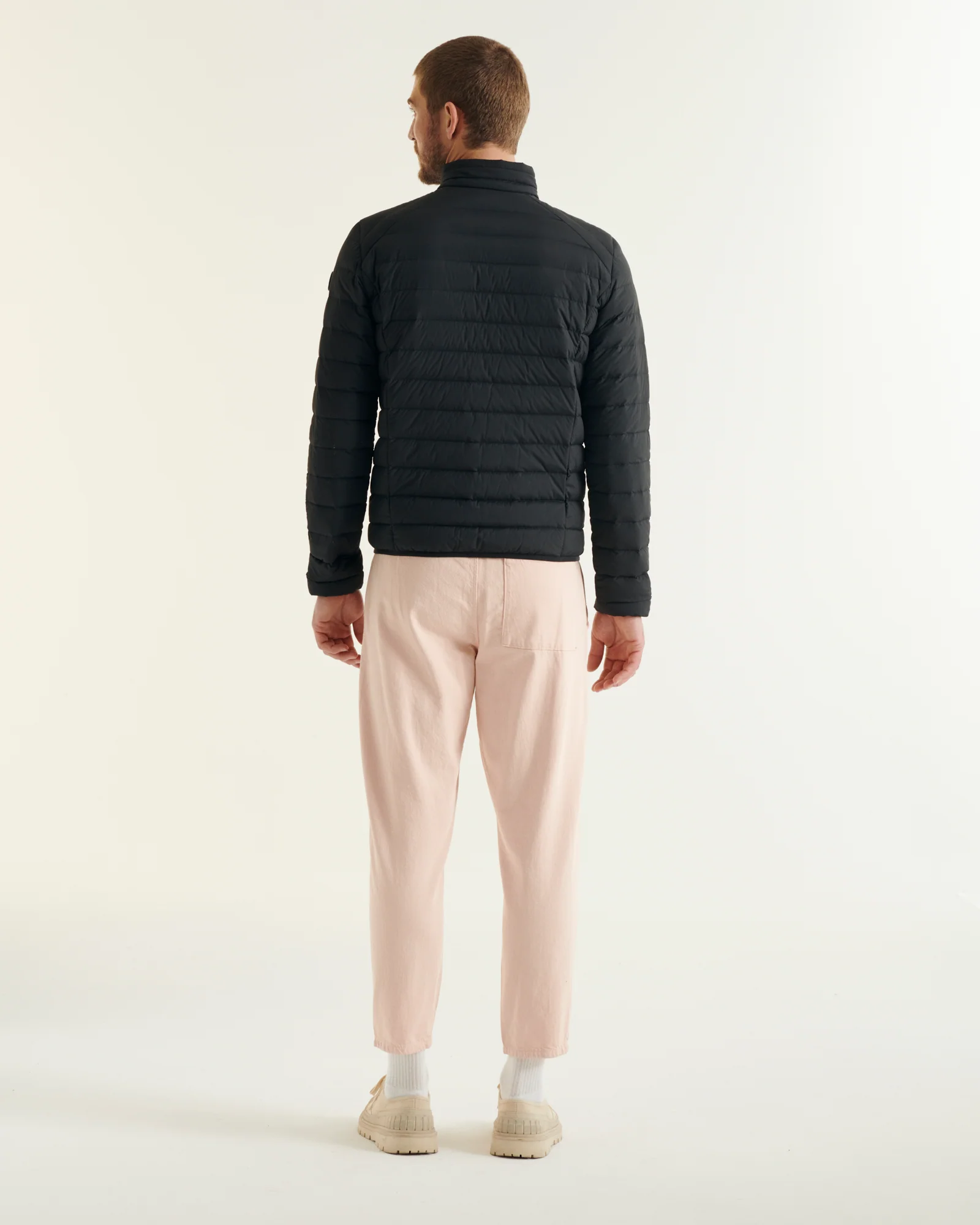 Down jacket light stretch Blue jeans Aragon