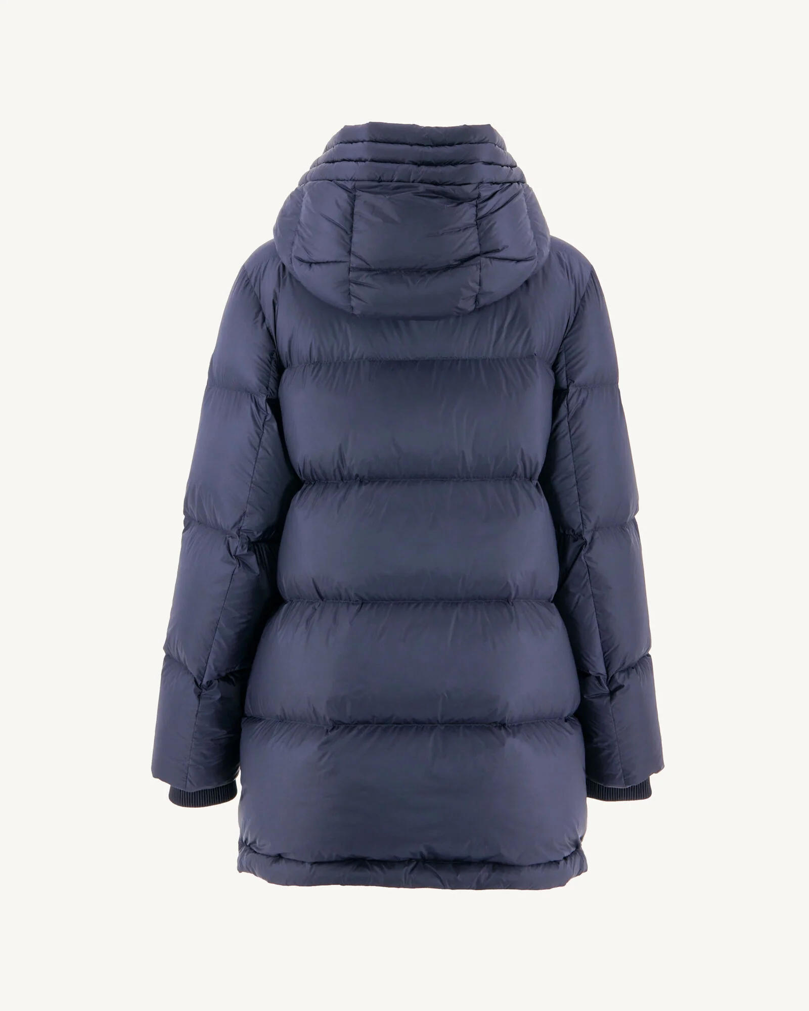 Navy Delhi Great Cold Hooded Down Jacket
