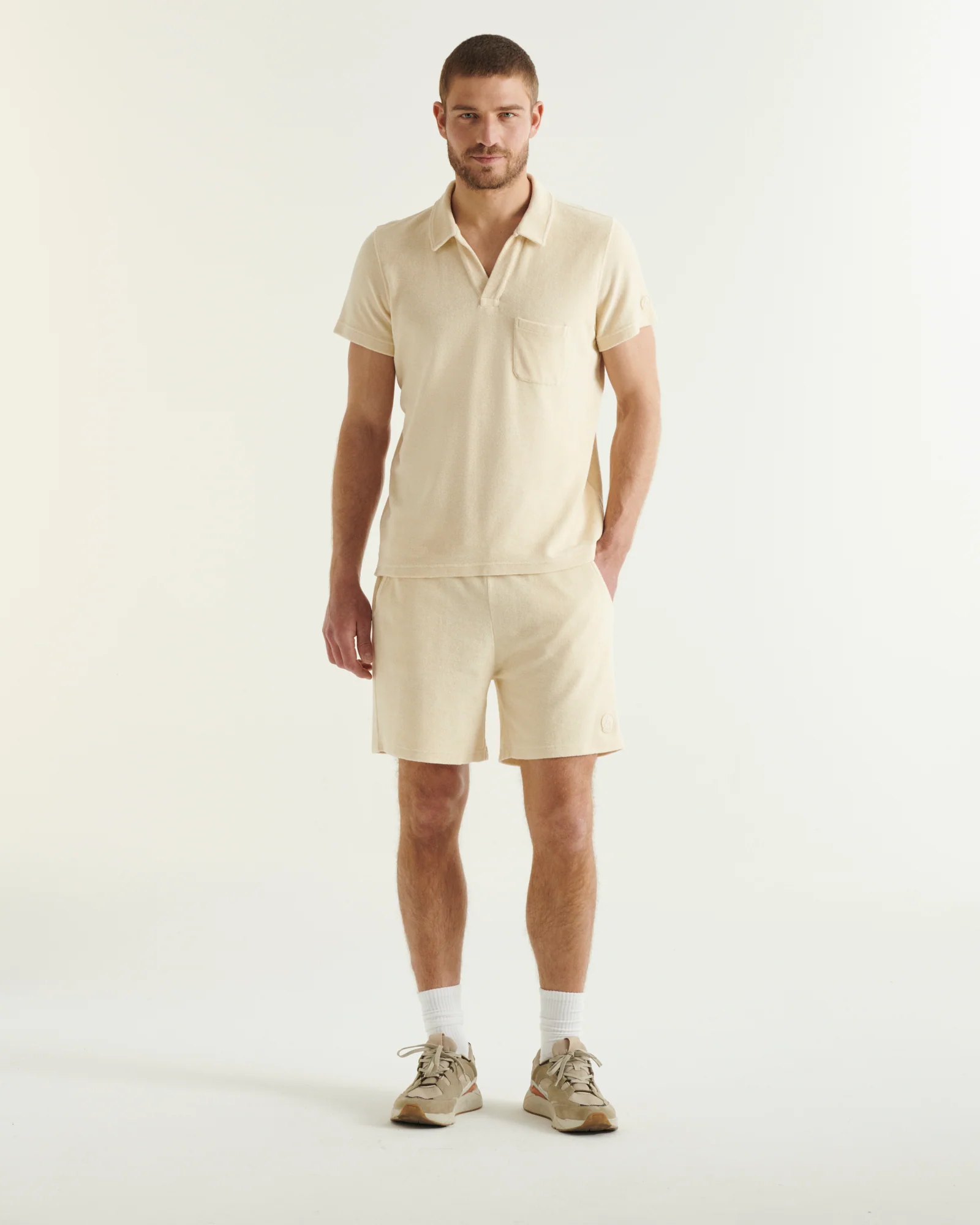 Neil 2.0 Clay terry polo shirt