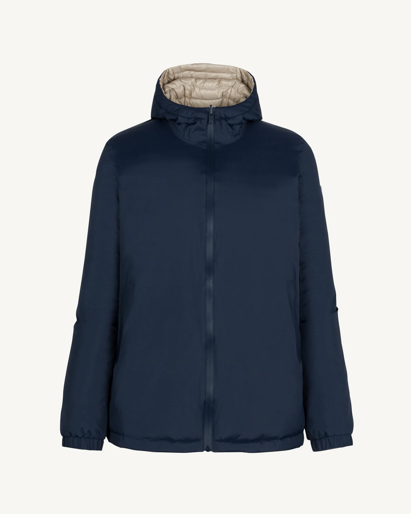 Down jacket ultralight reversible Navy/Beige Chicago 2.0