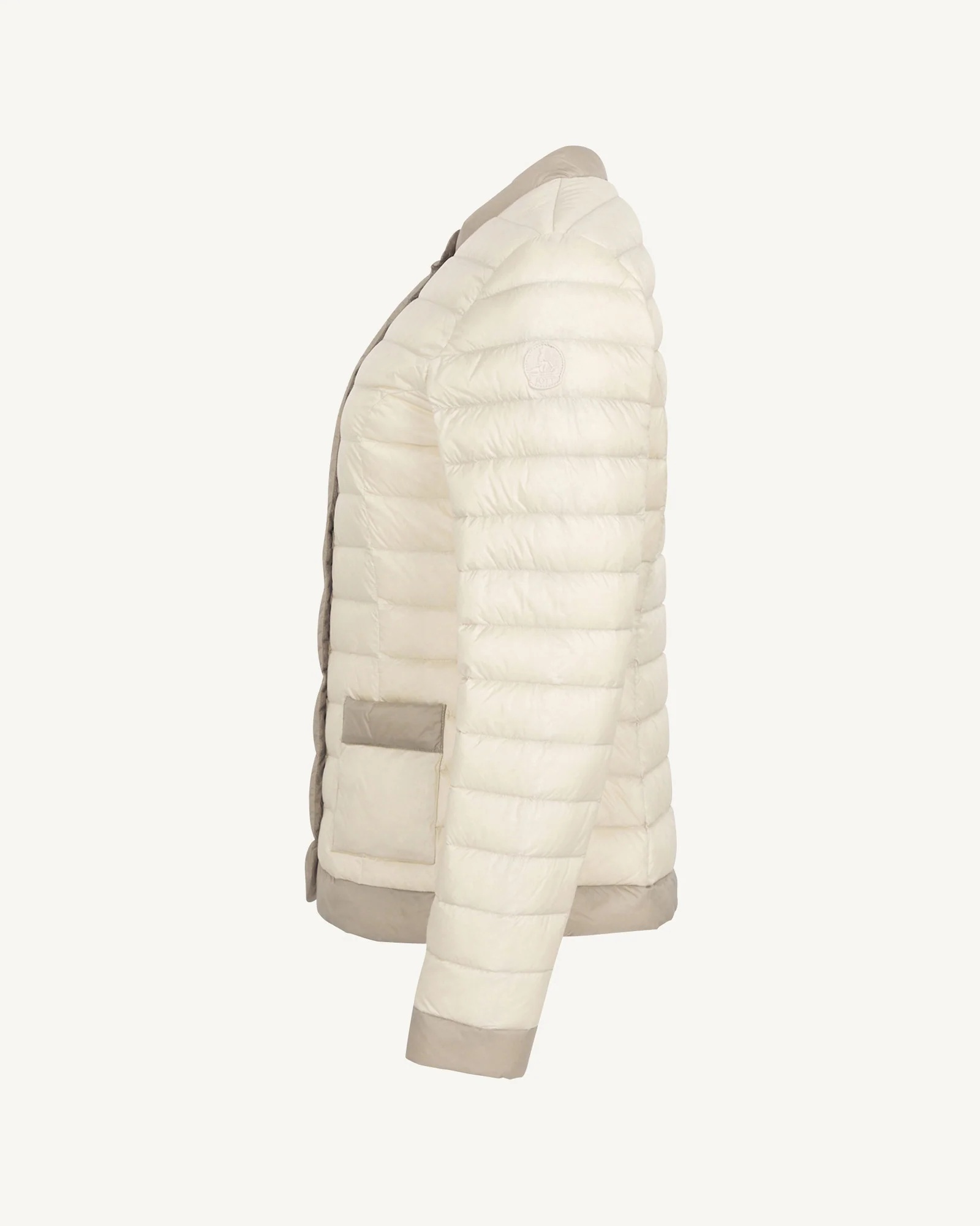 Down jacket light two-tone Clay/Beige Paola