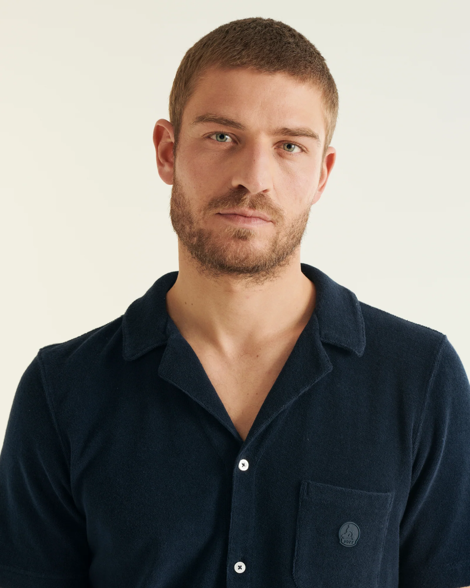 Castelo 2.0 Marine terry polo shirt