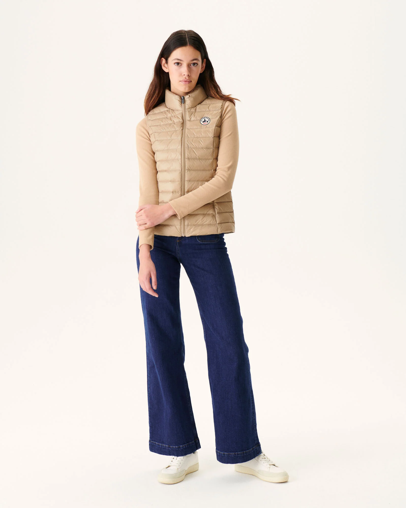 Light Sleeveless down jacket Anthracite Seda