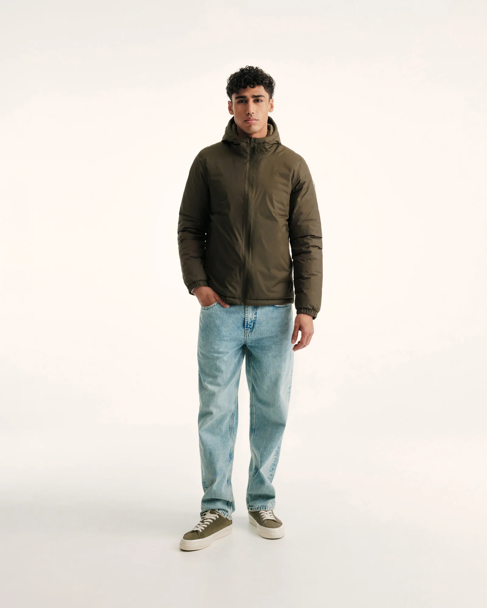 Down jacket ultralight reversible Black/Blue Chicago 2.0 jeans