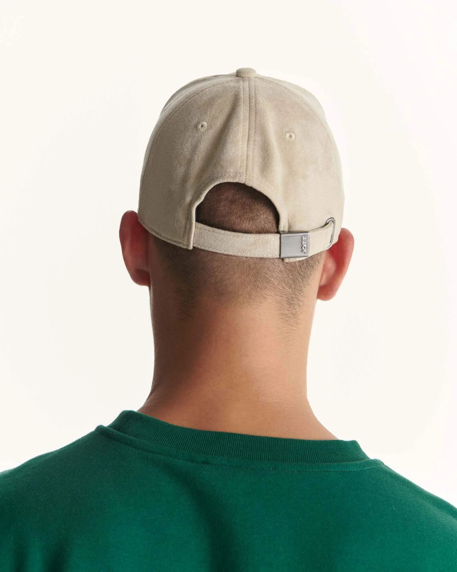 Peach skin effect cap Beige Sky