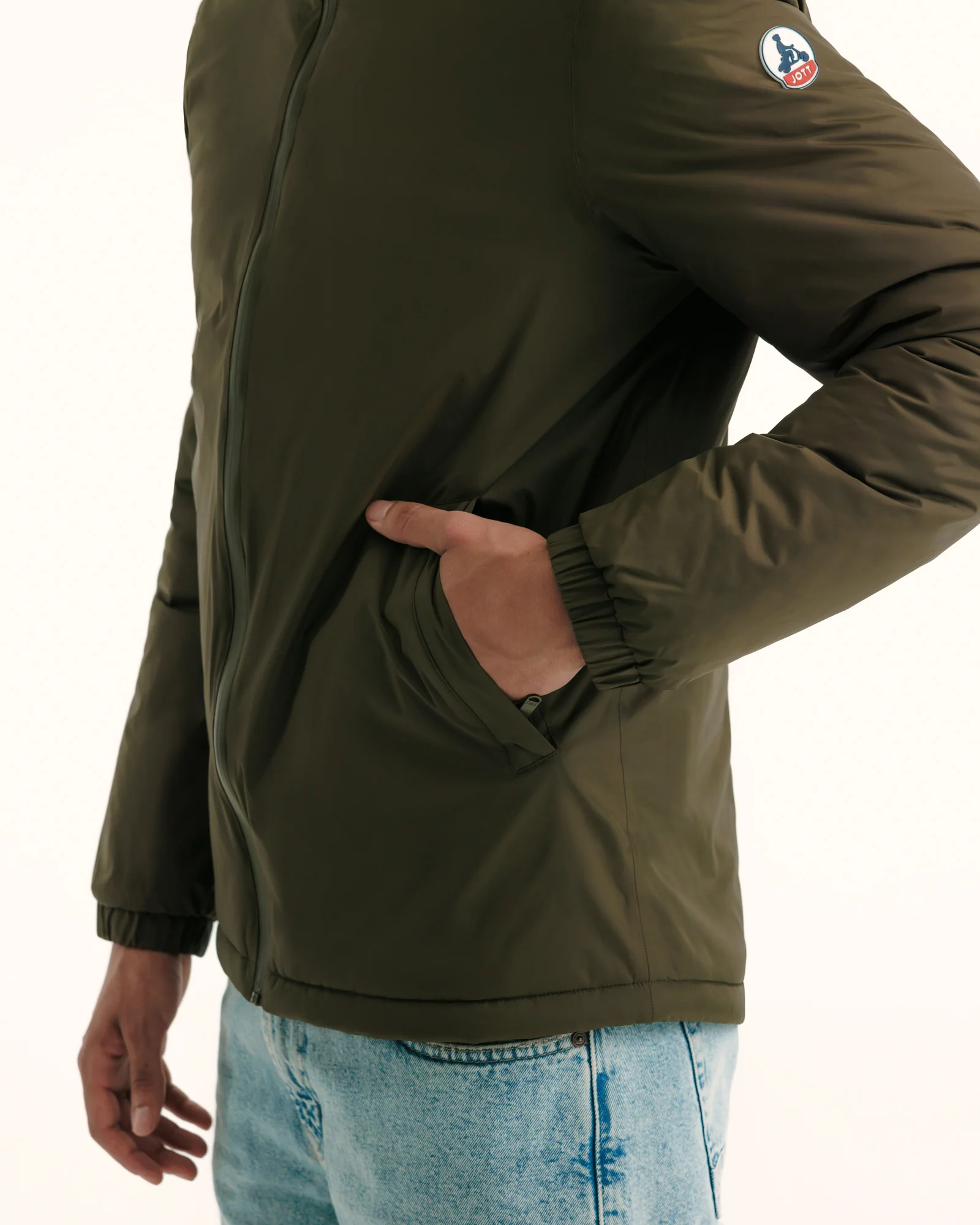 Down jacket ultralight reversible Black/Blue Chicago 2.0 jeans