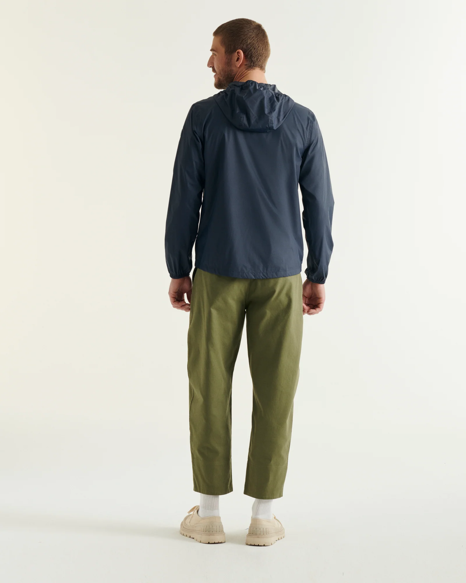 Derry Celestial Blue packable raincoat