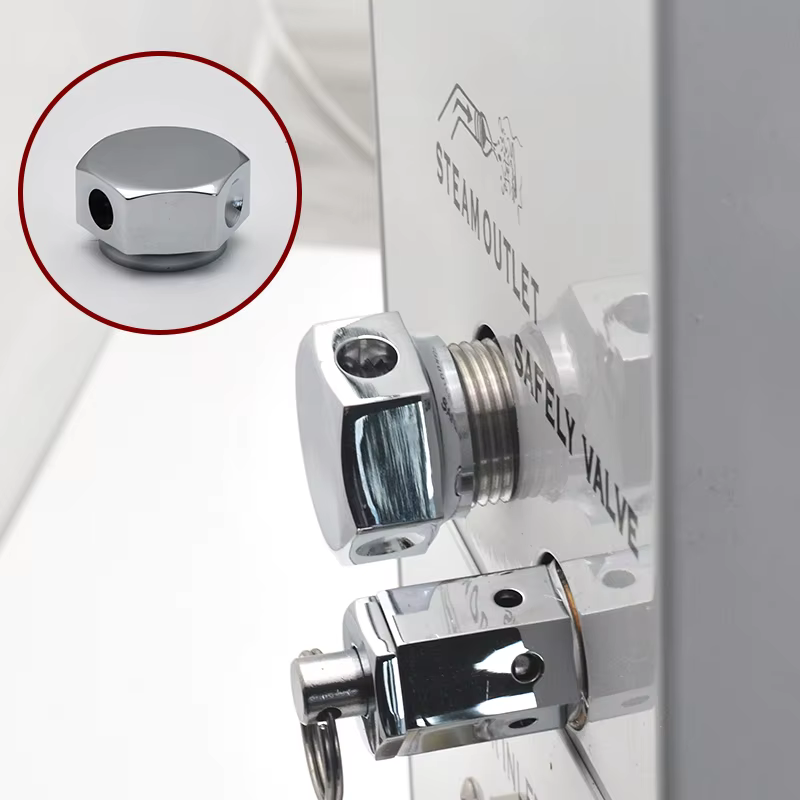 สแตนเลสสตีลหัวฉีดไอน้ำซาวน่าอุปกรณ์เสริมฝักบัวไอน้ำไอน้ำ G1/2 G3/4ขนาด