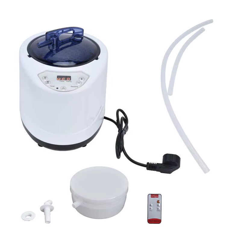 1000W แบบพกพาซาวน่า Steamer หม้อเครื่อง 2.68L ซาวน่า Steam Generator Fumigation เครื่องสําหรับ Home ซาวน่าสปาอุปกรณ์