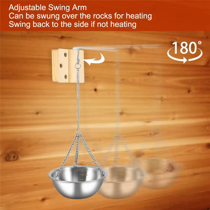 ที่ใส่น้ำมันหอมระเหยสำหรับซาวน่า AEE3-Sauna ชามน้ำมันหอมระเหยสำหรับซาวน่าและสปา