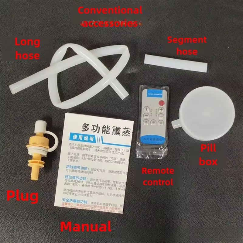 2.5 ลิตรในครัวเรือน Multi-Function Fumigator 1000W ซาวน่ากล่องไอน้ําเครื่องยนต์ 9 ความเร็วอัจฉริยะ EU UK US AU ซาวน่าเท้าแช่