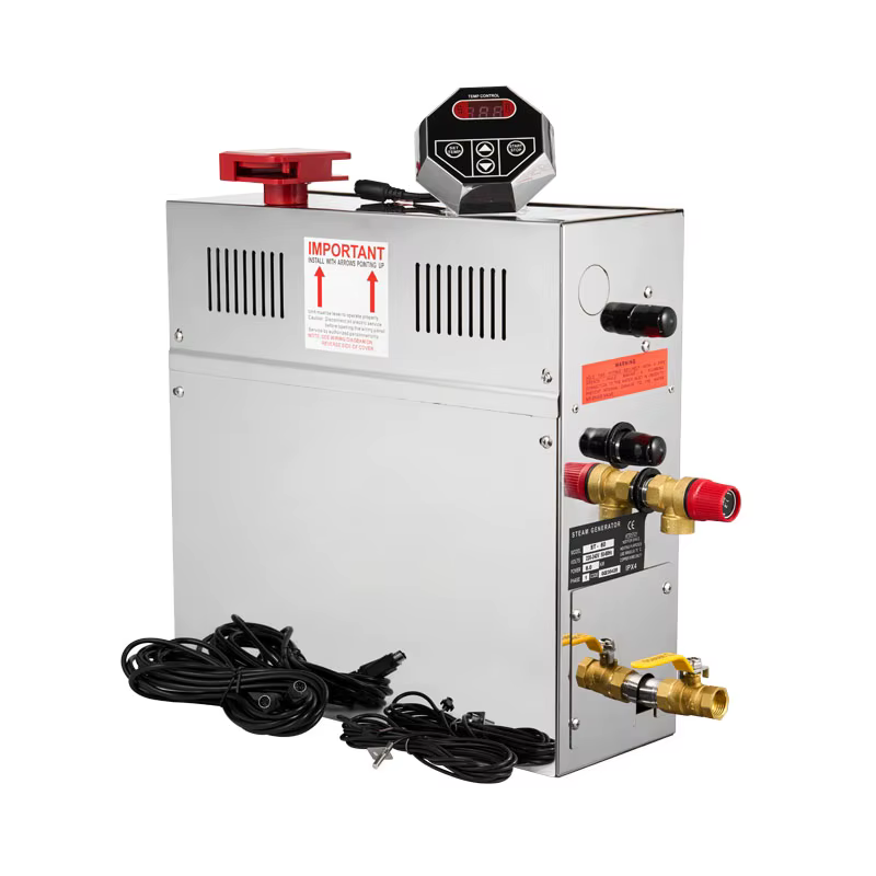 เครื่องสร้างไอน้ำสแตนเลสสุดหรูสำหรับห้องน้ำ4.5KW stcmoet เครื่องสร้างไอน้ำขนาดเล็ก