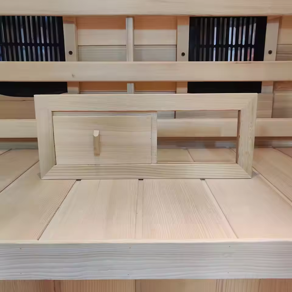 แผงระบายอากาศห้องซาวน่า ตะแกรงระบายอากาศ อุปกรณ์เสริมสำหรับห้องซาวน่า