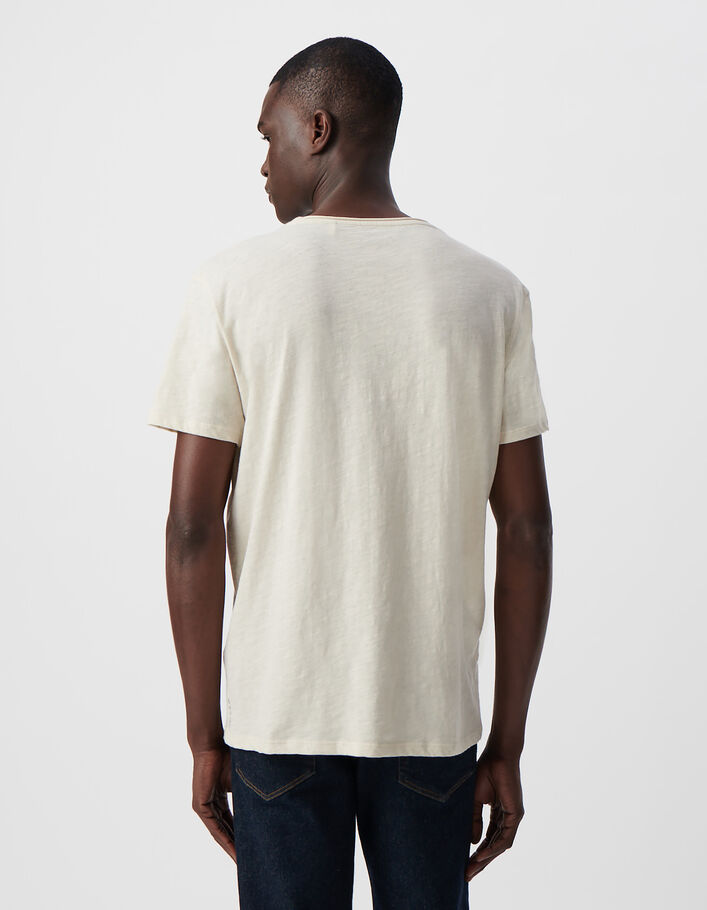 T-shirt L'Essentiel stuck coton bio col rond Homme