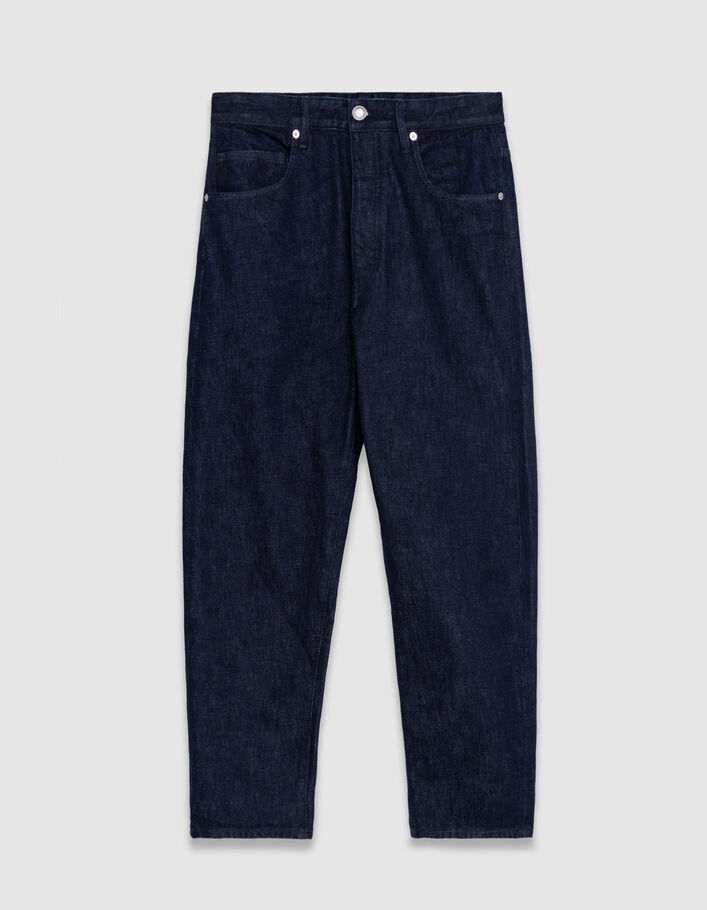 Jean gaucho bleu brut cropped Homme