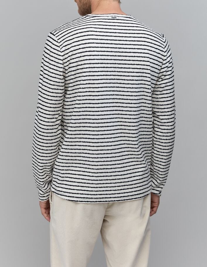 T-shirt marini&egrave;re &eacute;ponge manches longues Homme