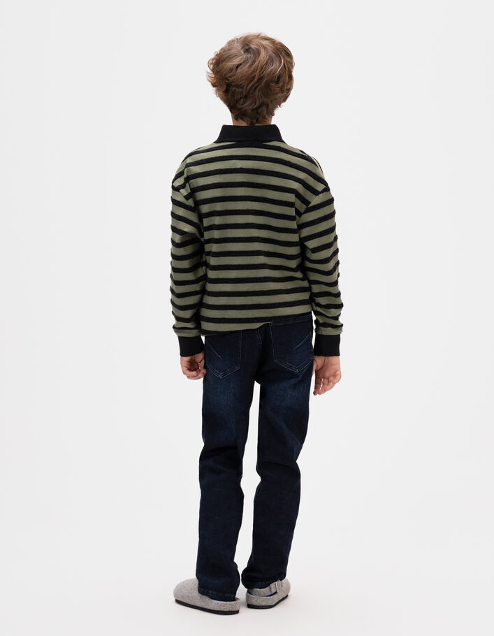 Jean droit bleu brut gar&ccedil;on