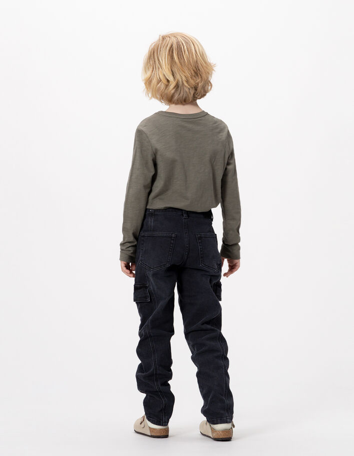 Jean relaxed gris esprit battle gar&ccedil;on