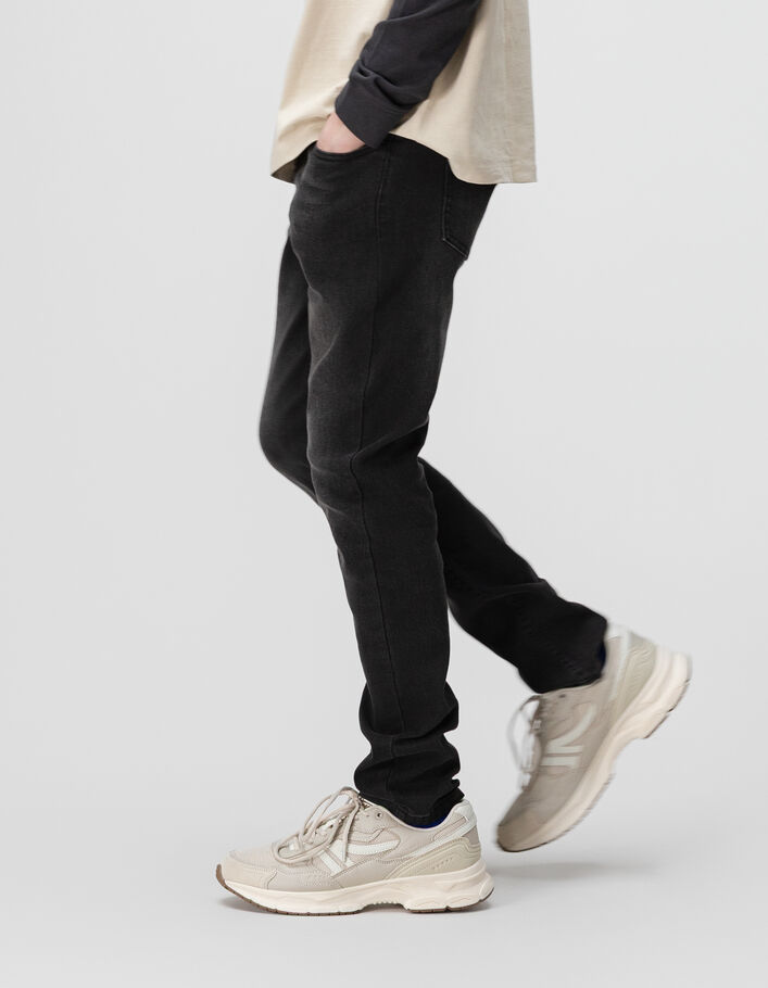 Jean SLIM gris d&eacute;lav&eacute; gar&ccedil;on