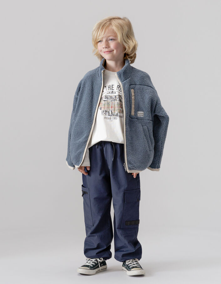 Pantalon de jogging marine nylon esprit battle gar&ccedil;on