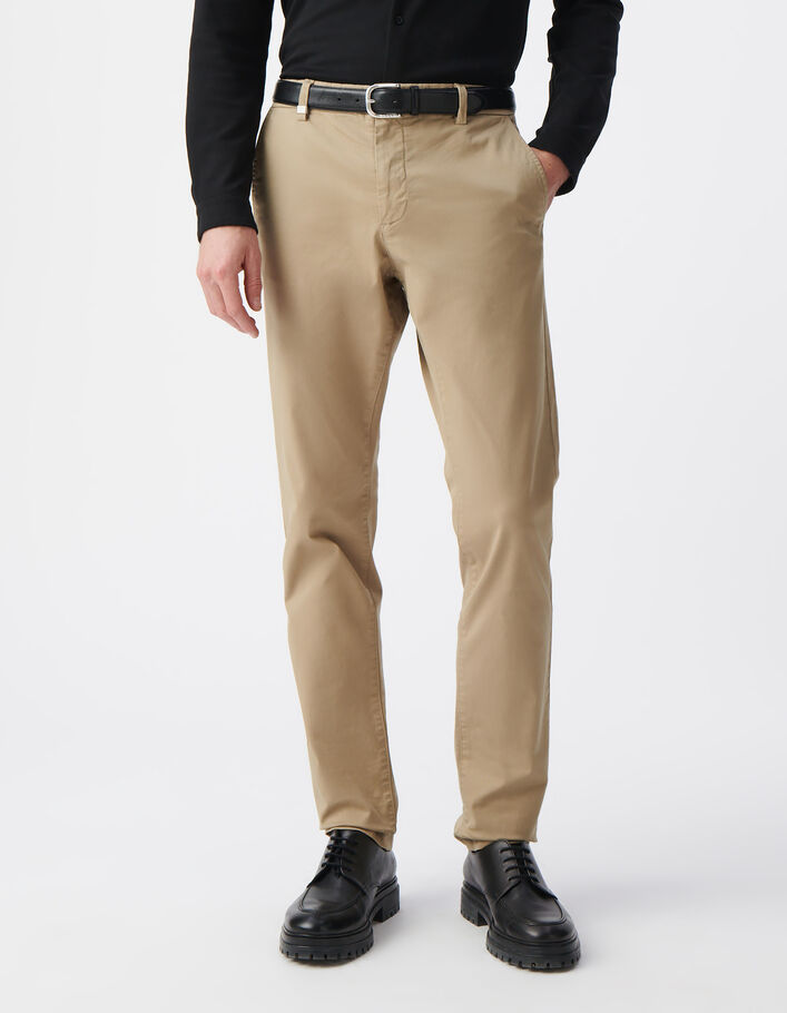 Pantalon chino SLIM beige Homme