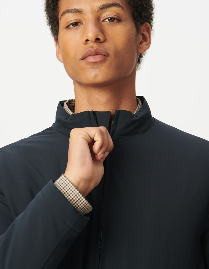 Sous-doudoune marine col montant Homme