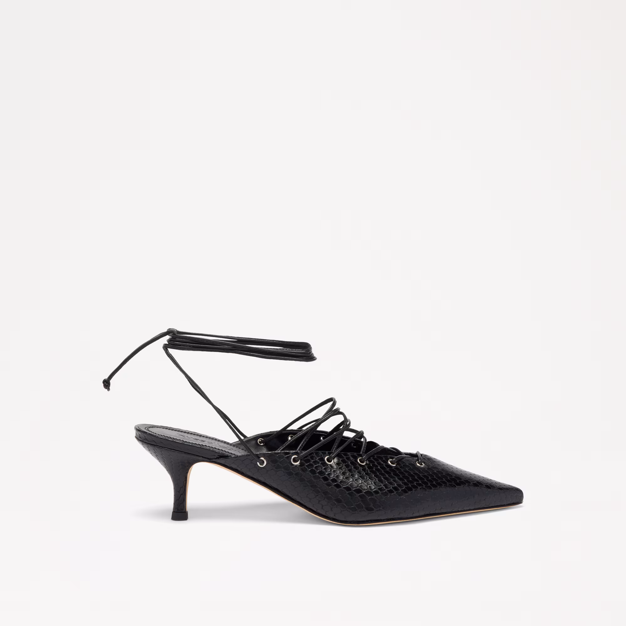 Hillcliffe Lace Up<br>Mid Heel Lace Up Court
