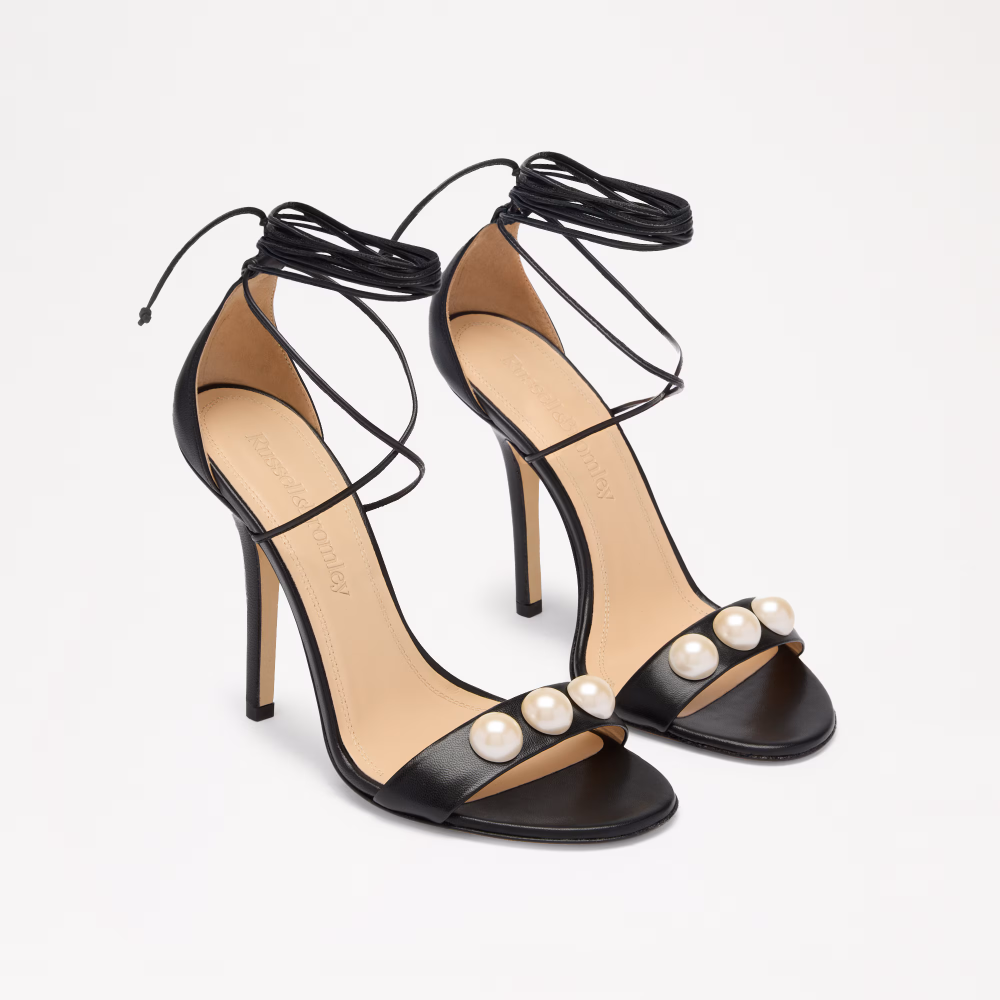 Risley<br>Pearl Embellished Heeled Sandal