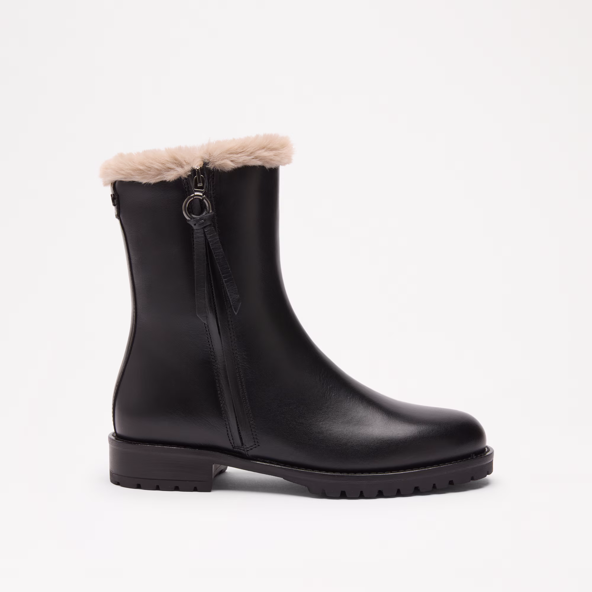 Lake<br>Side Zip Faux Fur Lined Boot