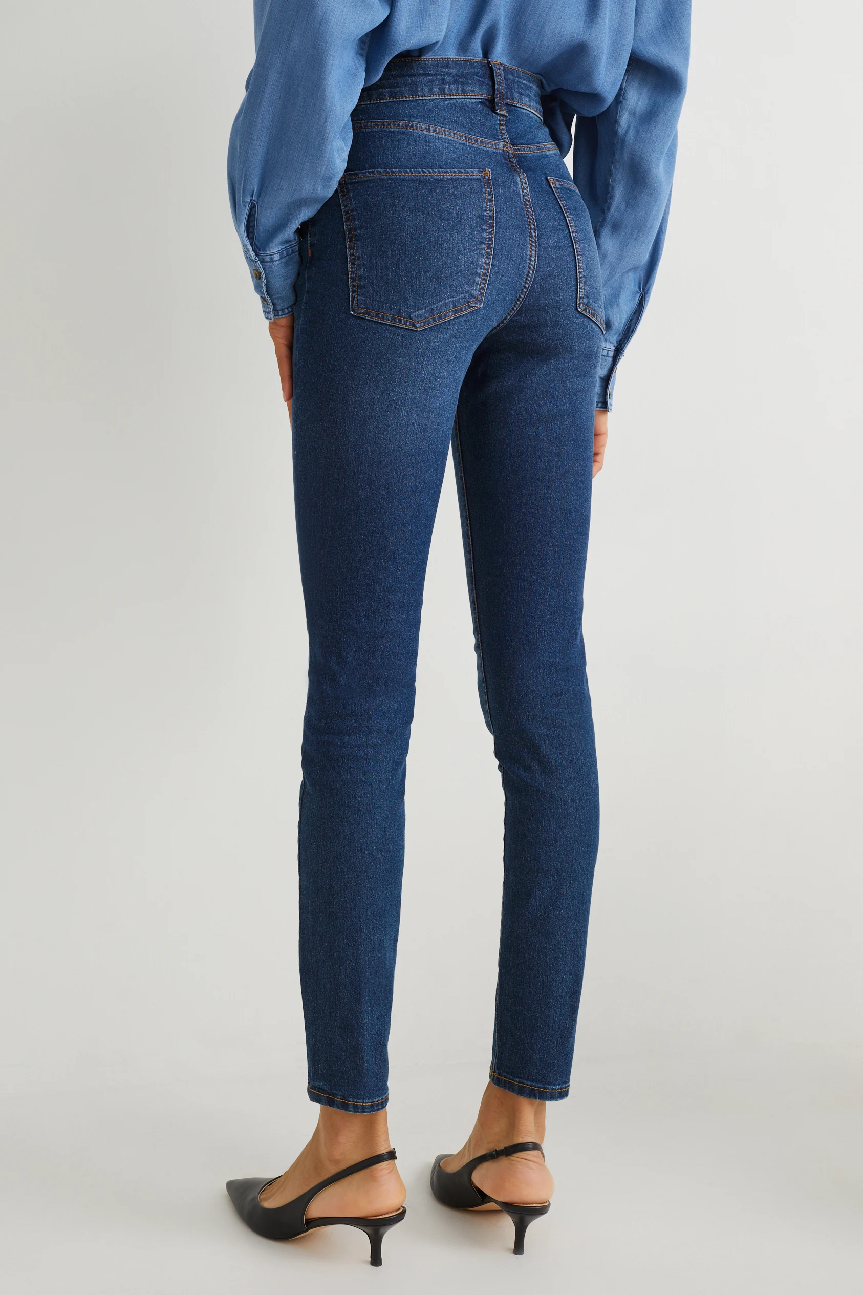 Jegging jeans - high waist - LYCRA?
