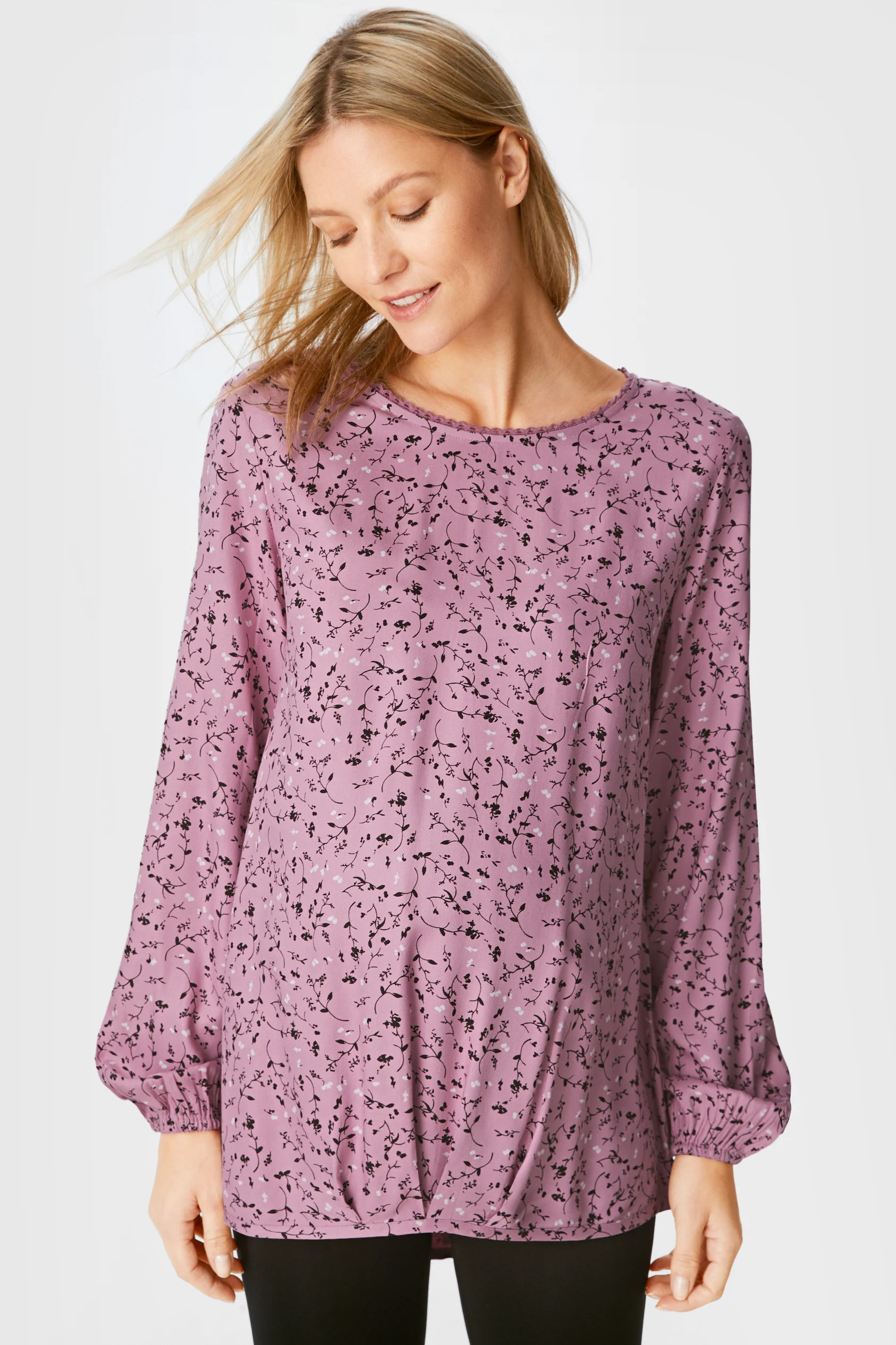 Maternity blouse - floral