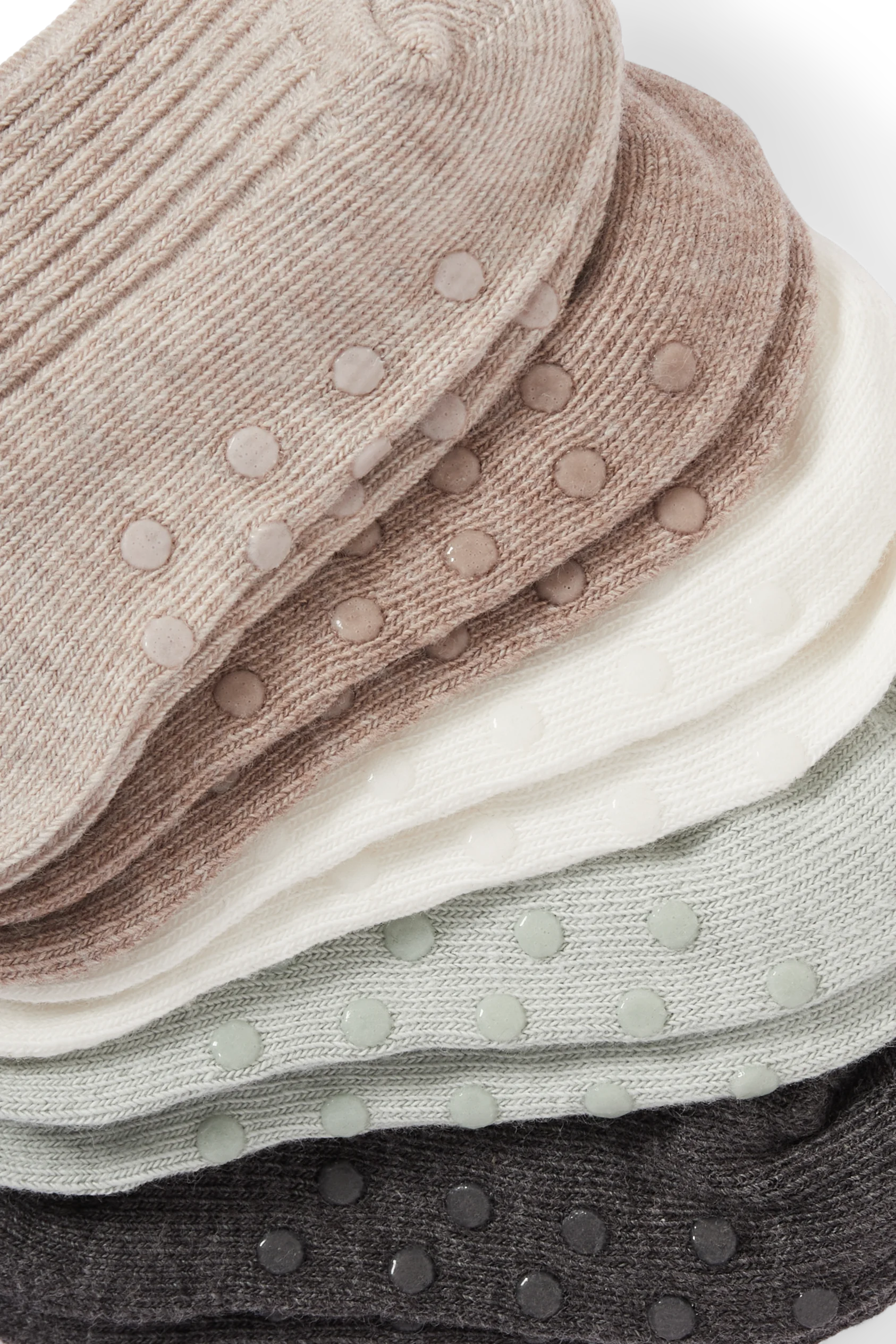 Multipack of 5 - baby non-slip socks