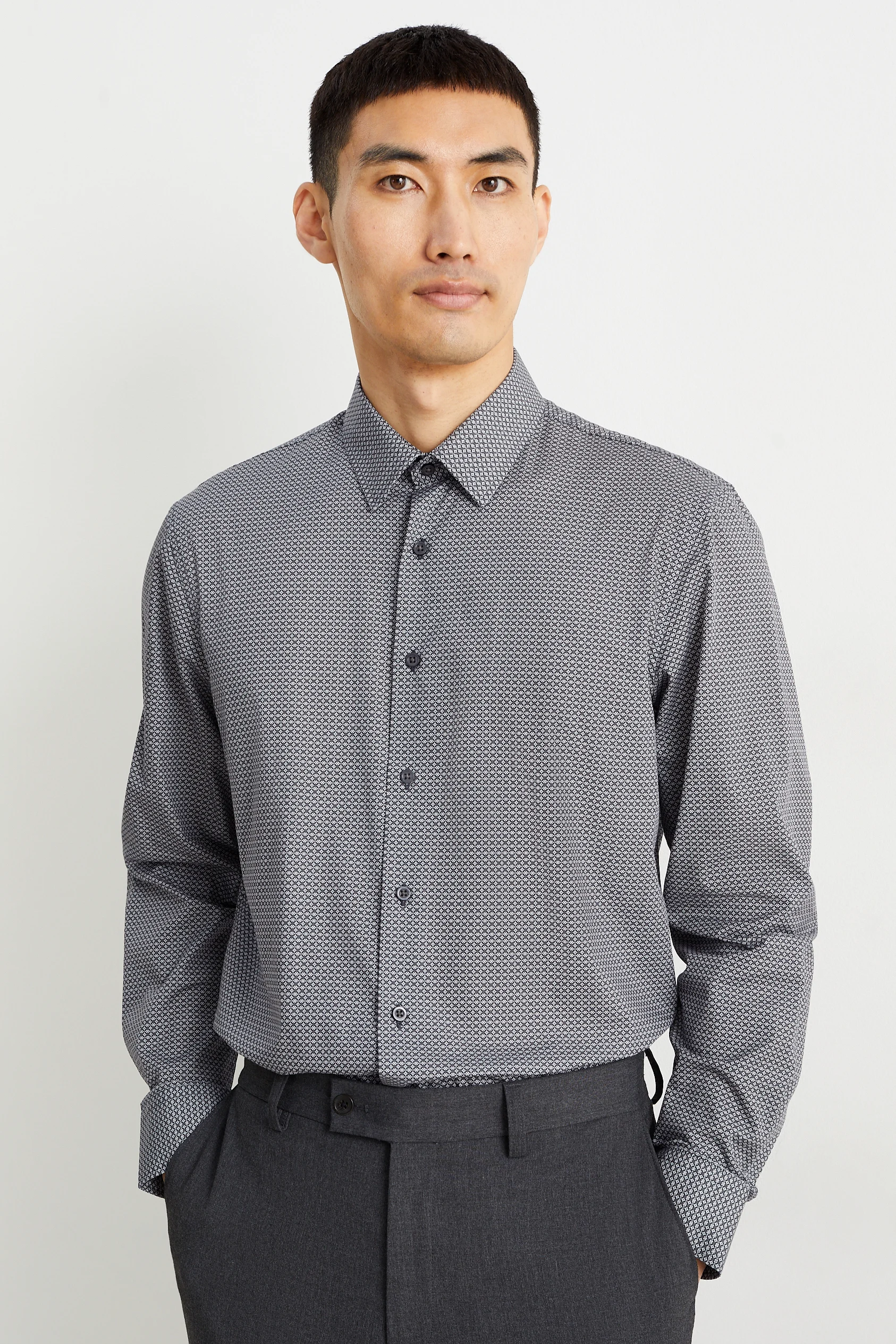 Business shirt - regular fit - Kent collar - easy-iron