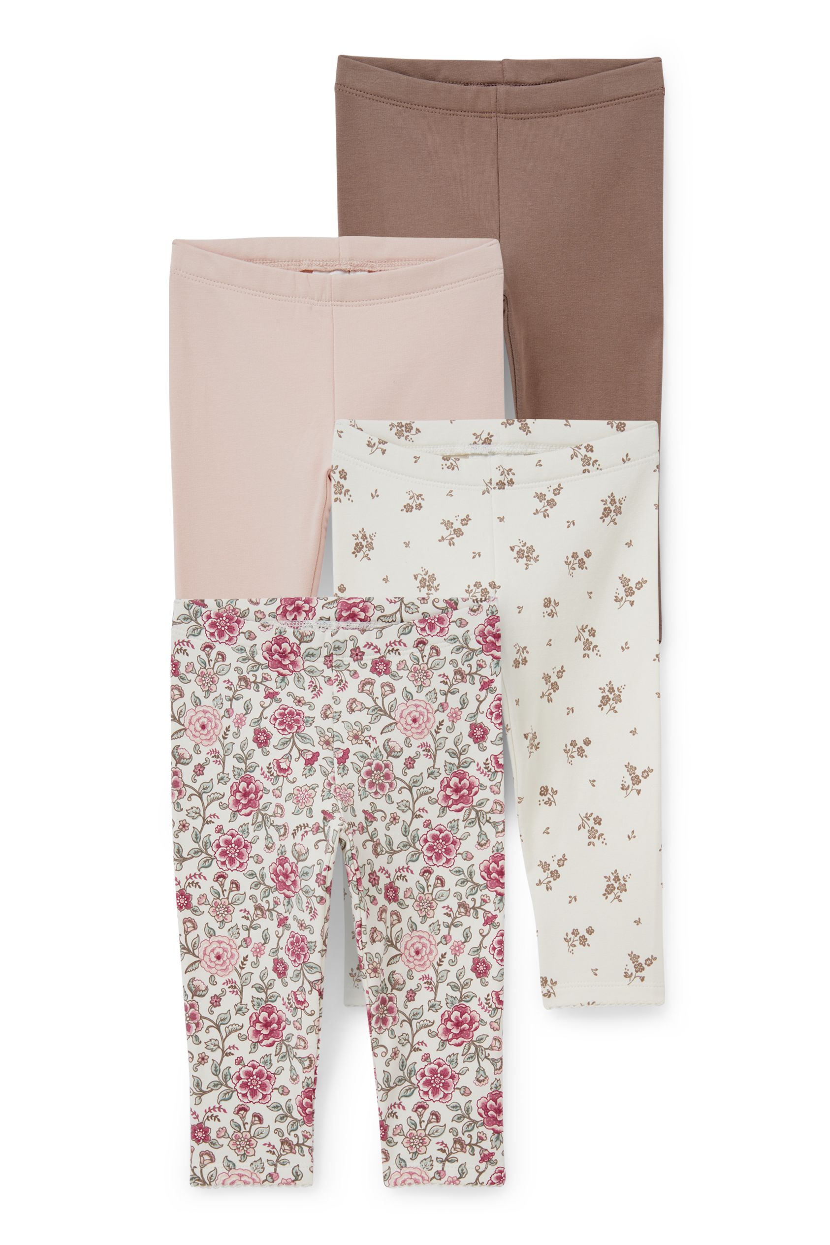 Multipack of 4 - baby leggings