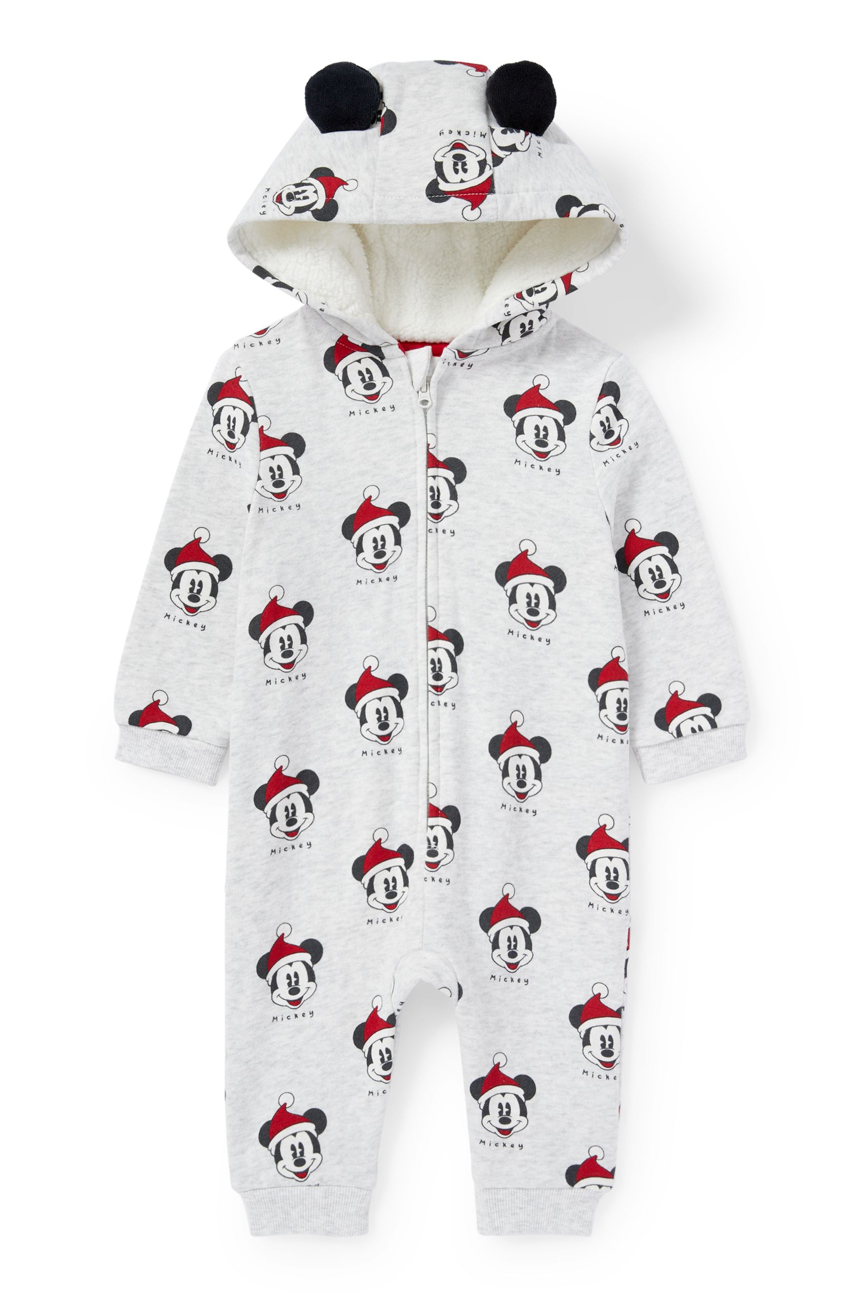 Mickey Mouse - baby Christmas jumpsuit