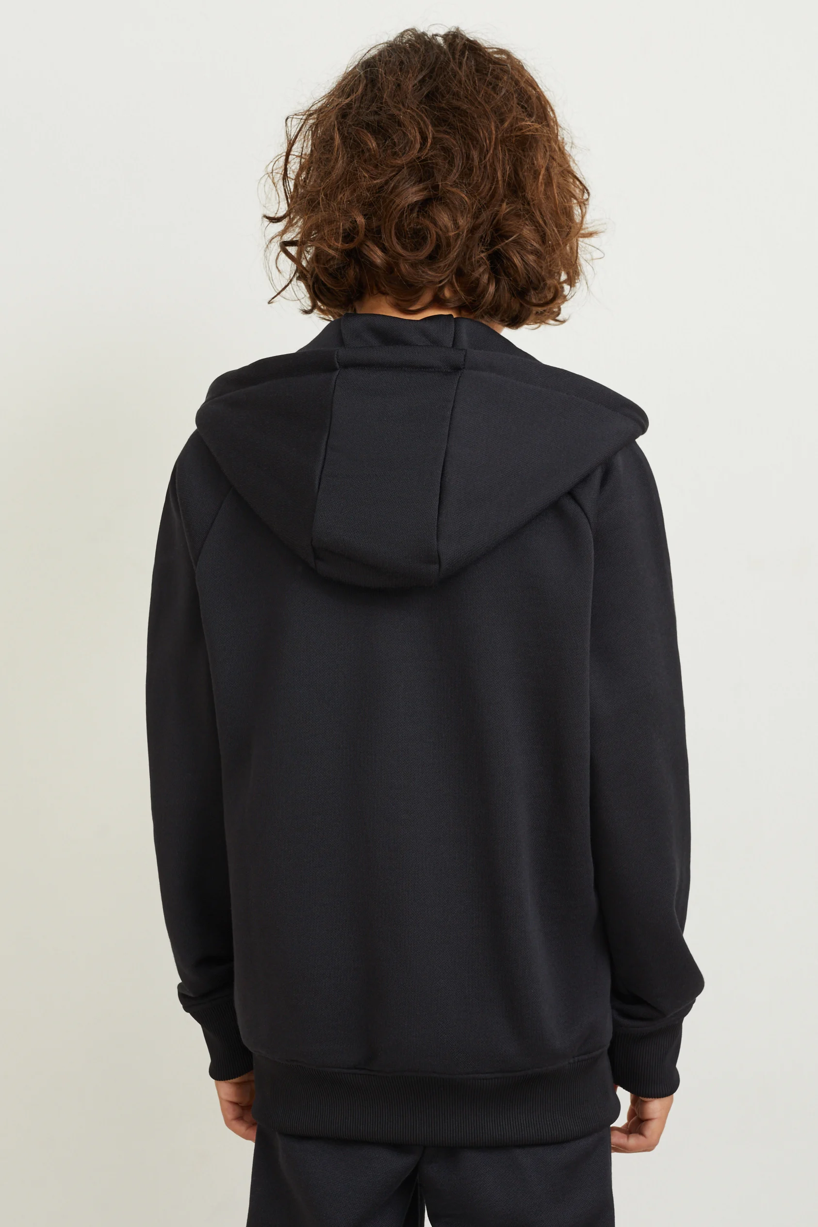 Zip-through hoodie