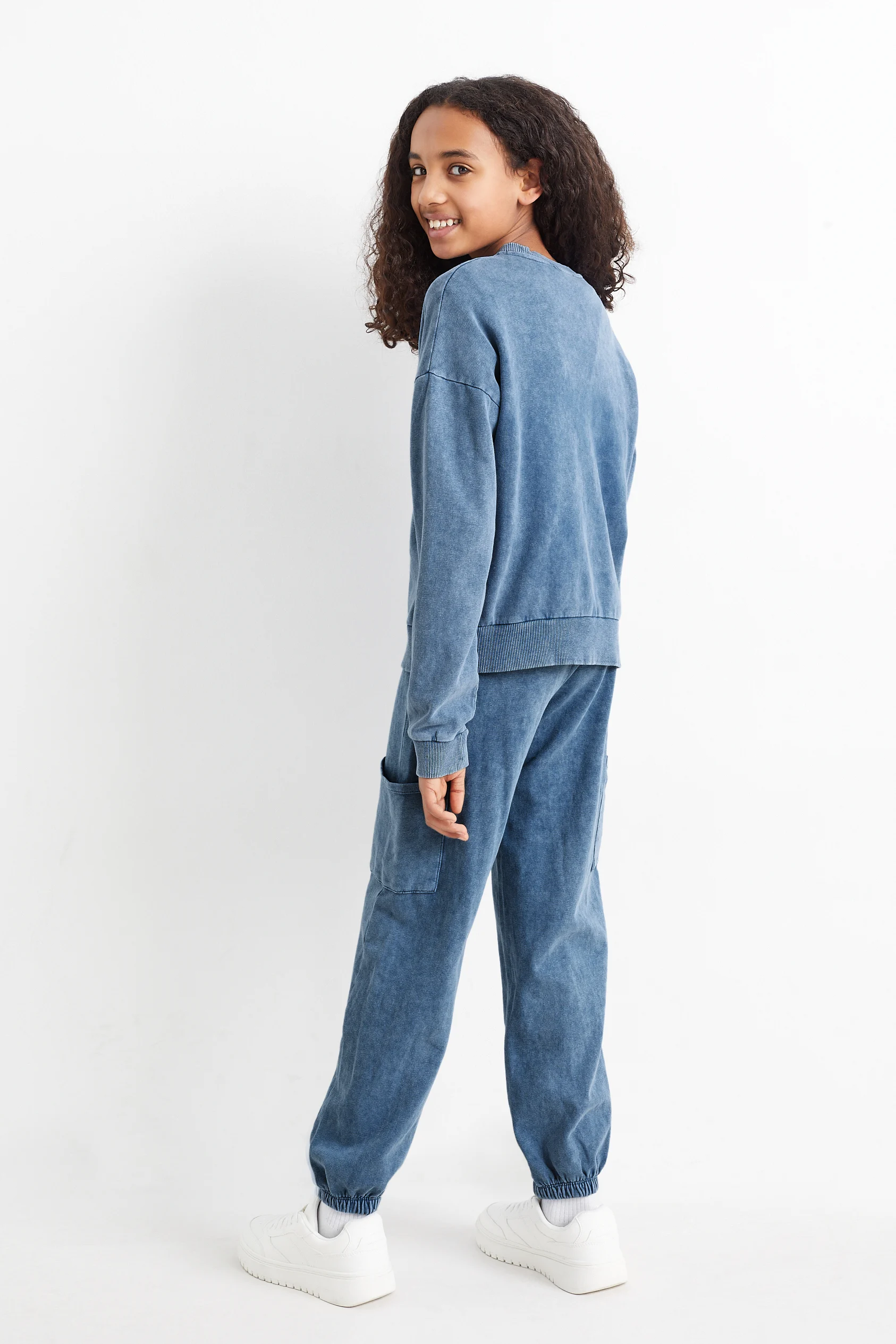 Set - sweatshirt and cargo joggers - 2 piece