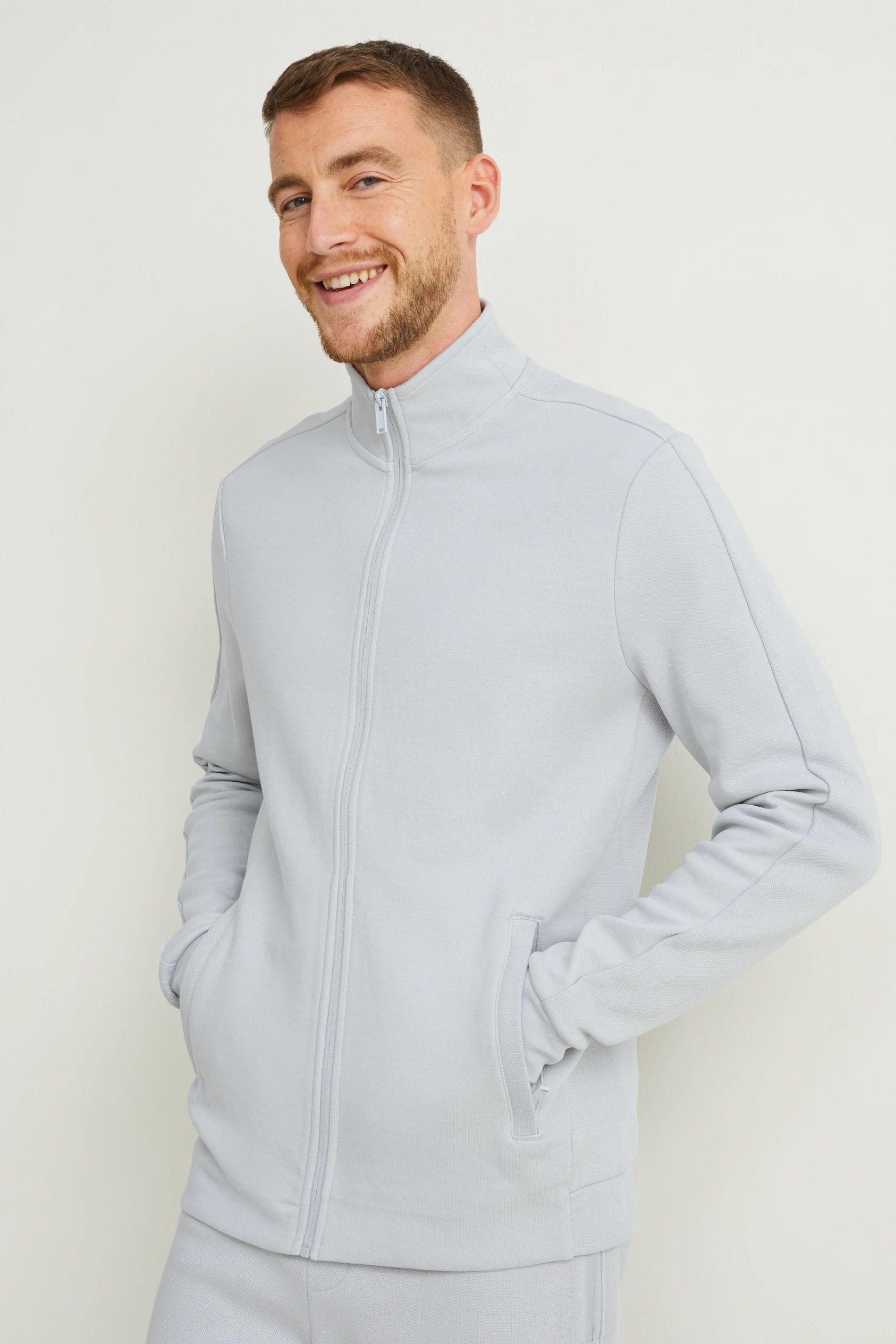 Zip-through sweatshirt