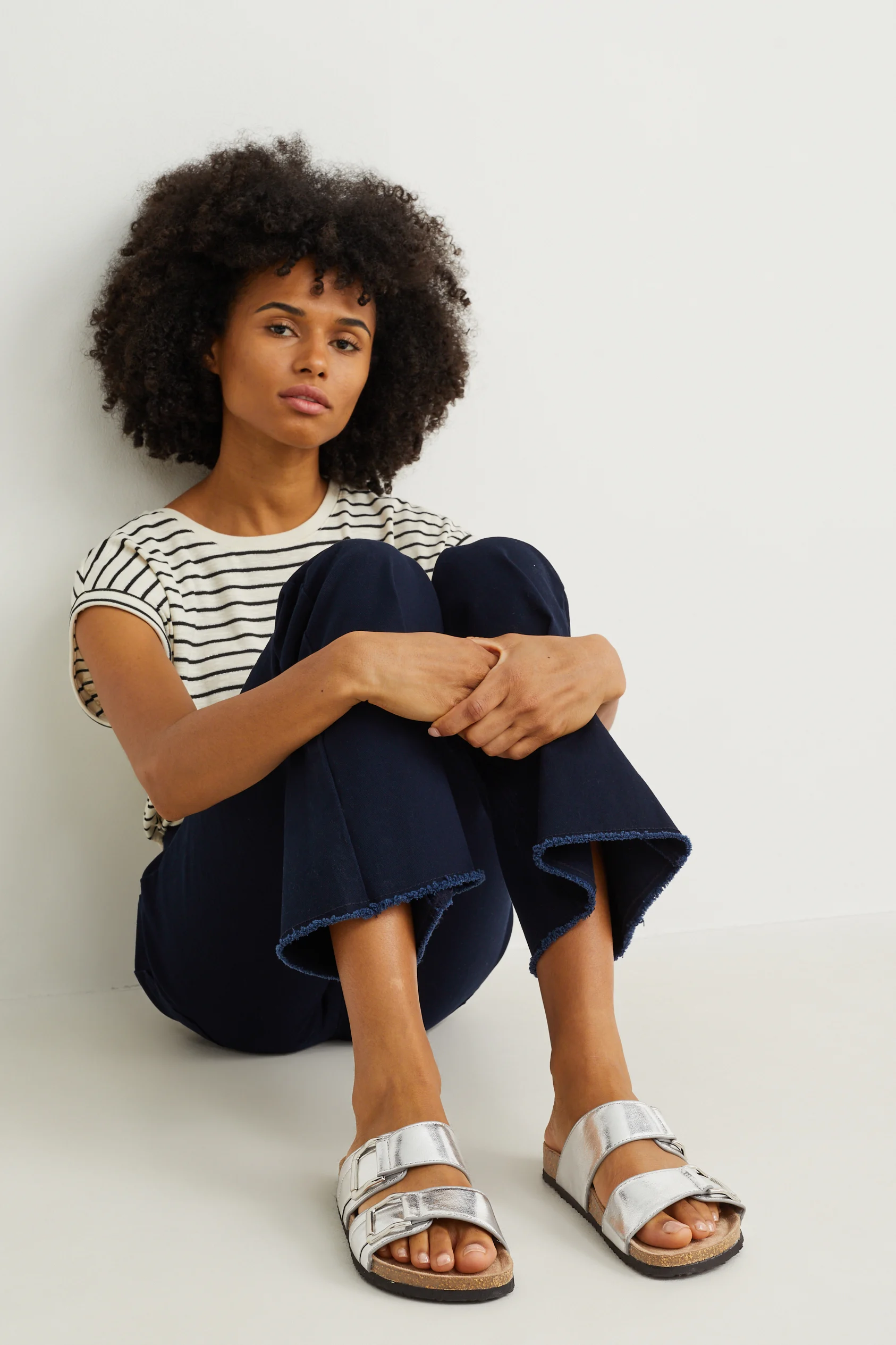 Sandals - faux leather