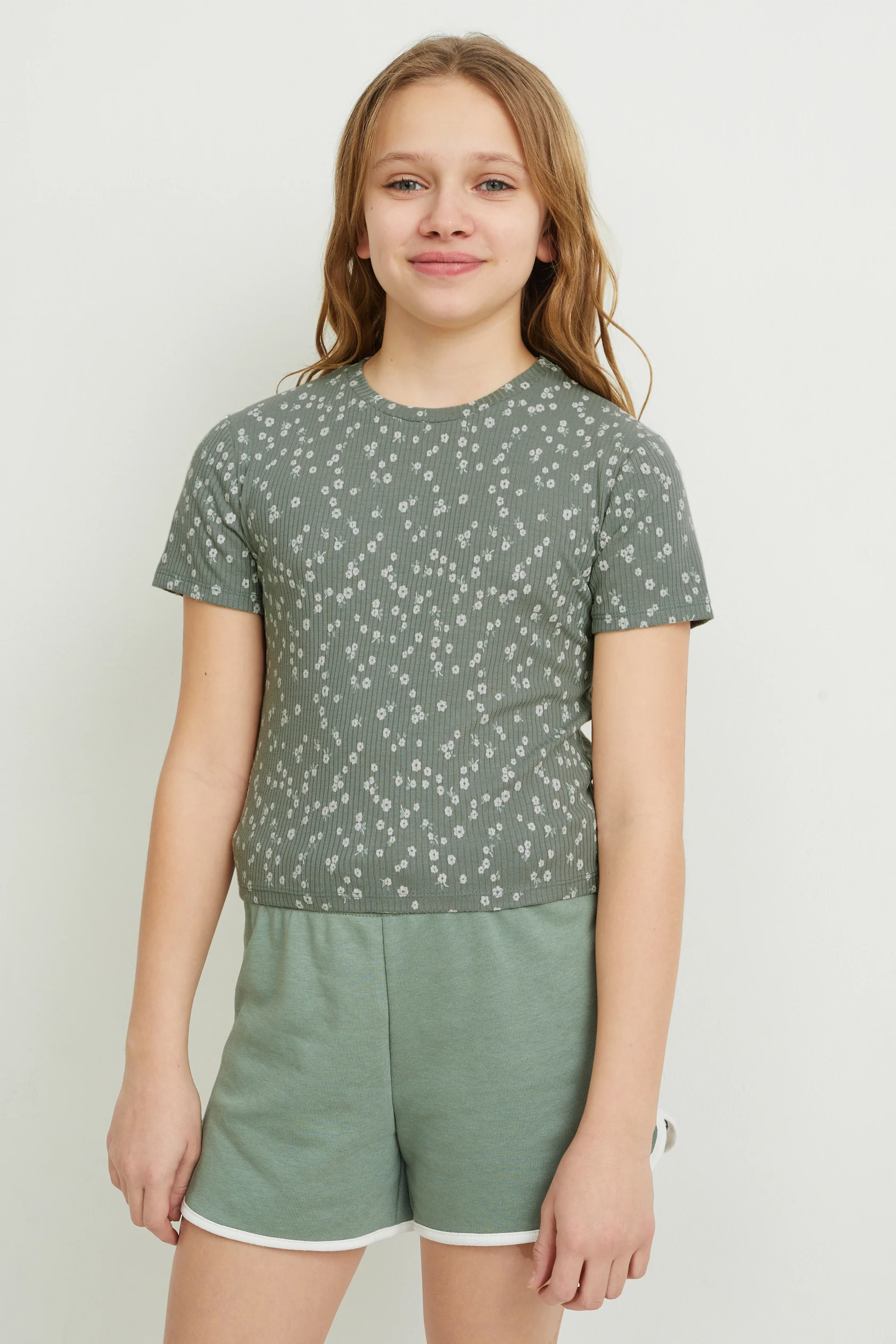 Short sleeve T-shirt - floral