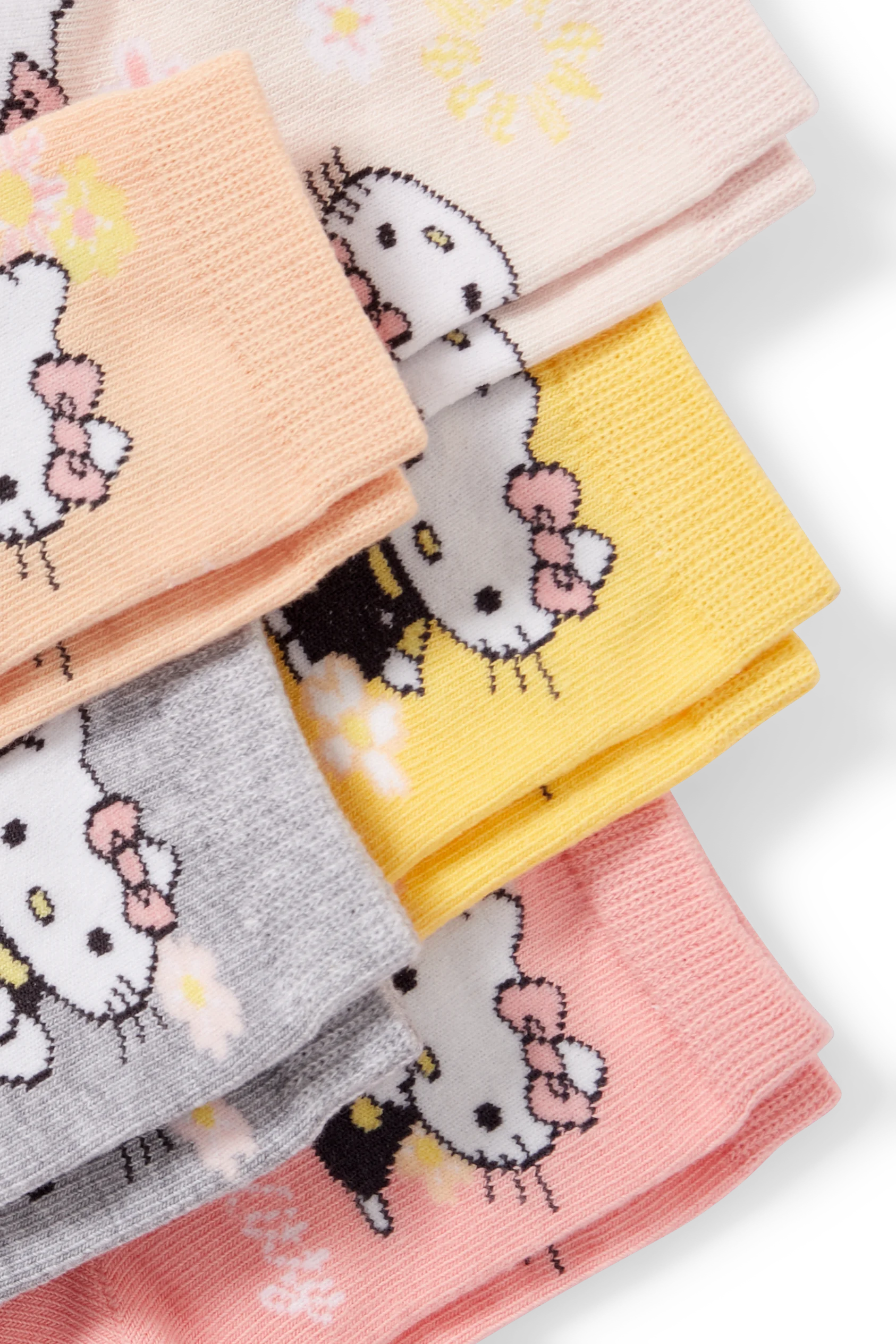 Multipack of 5 - Hello Kitty - socks with motif