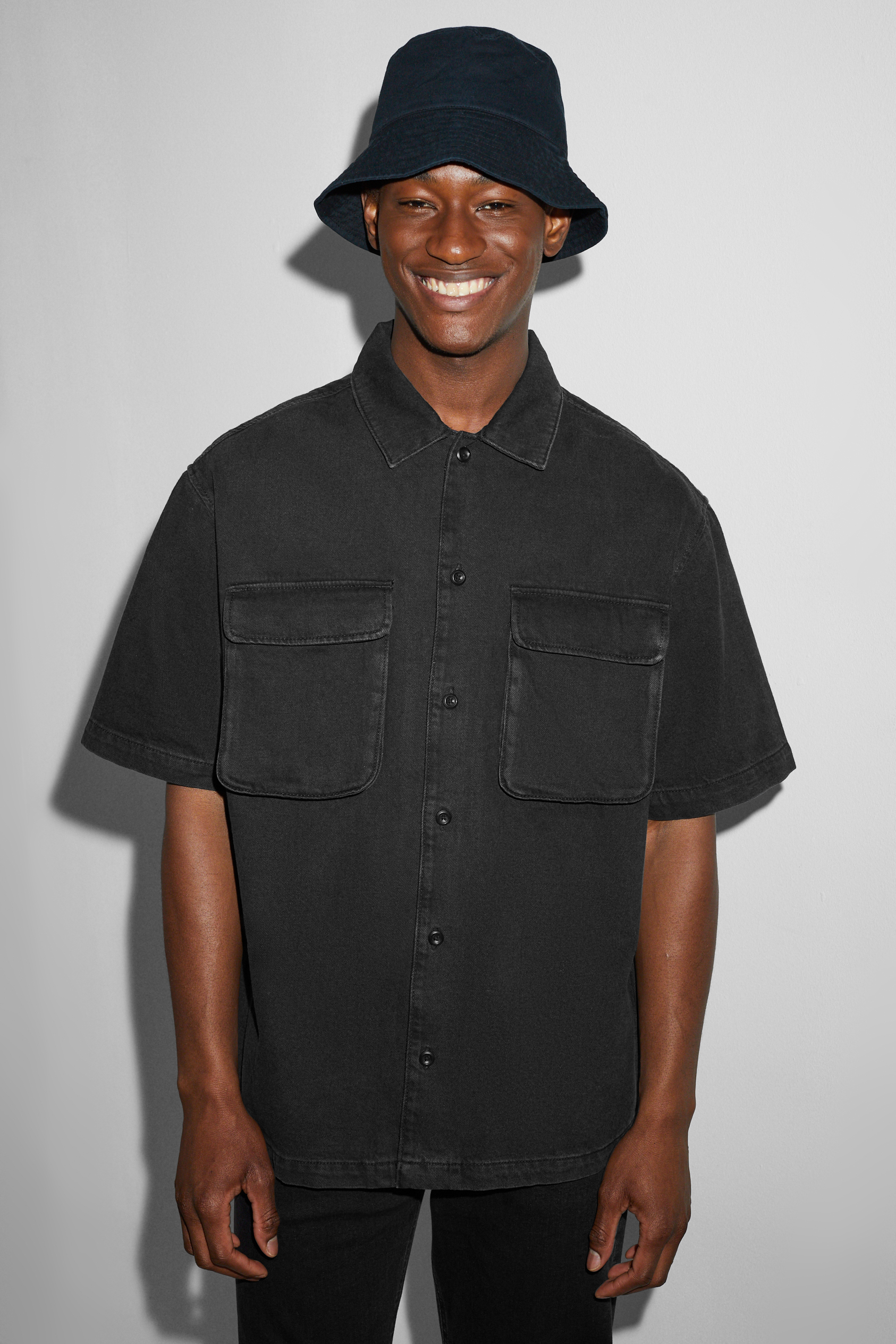 Denim shirt - kent collar