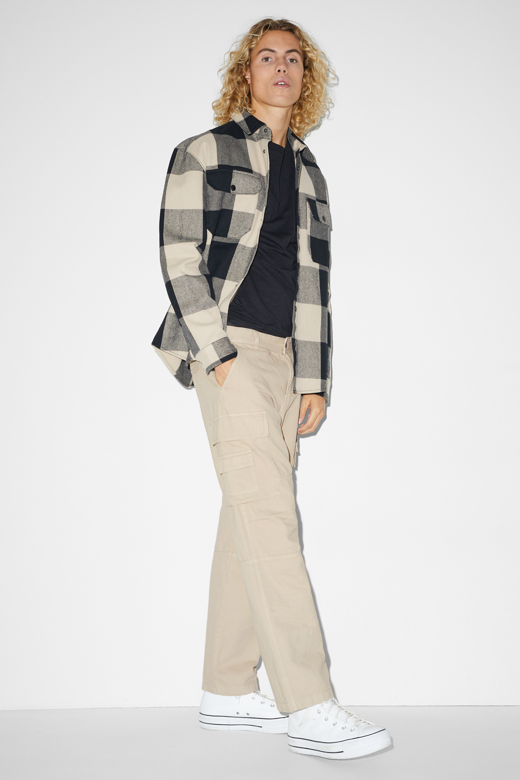 Cargo trousers - relaxed fit