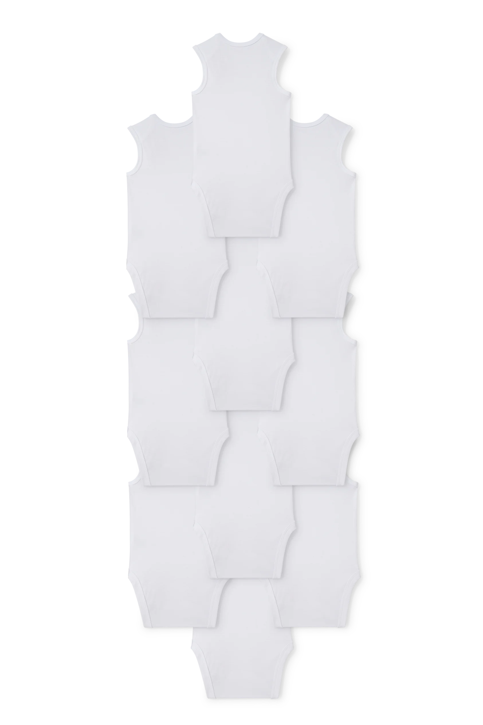 Multipack of 10 - baby bodysuit