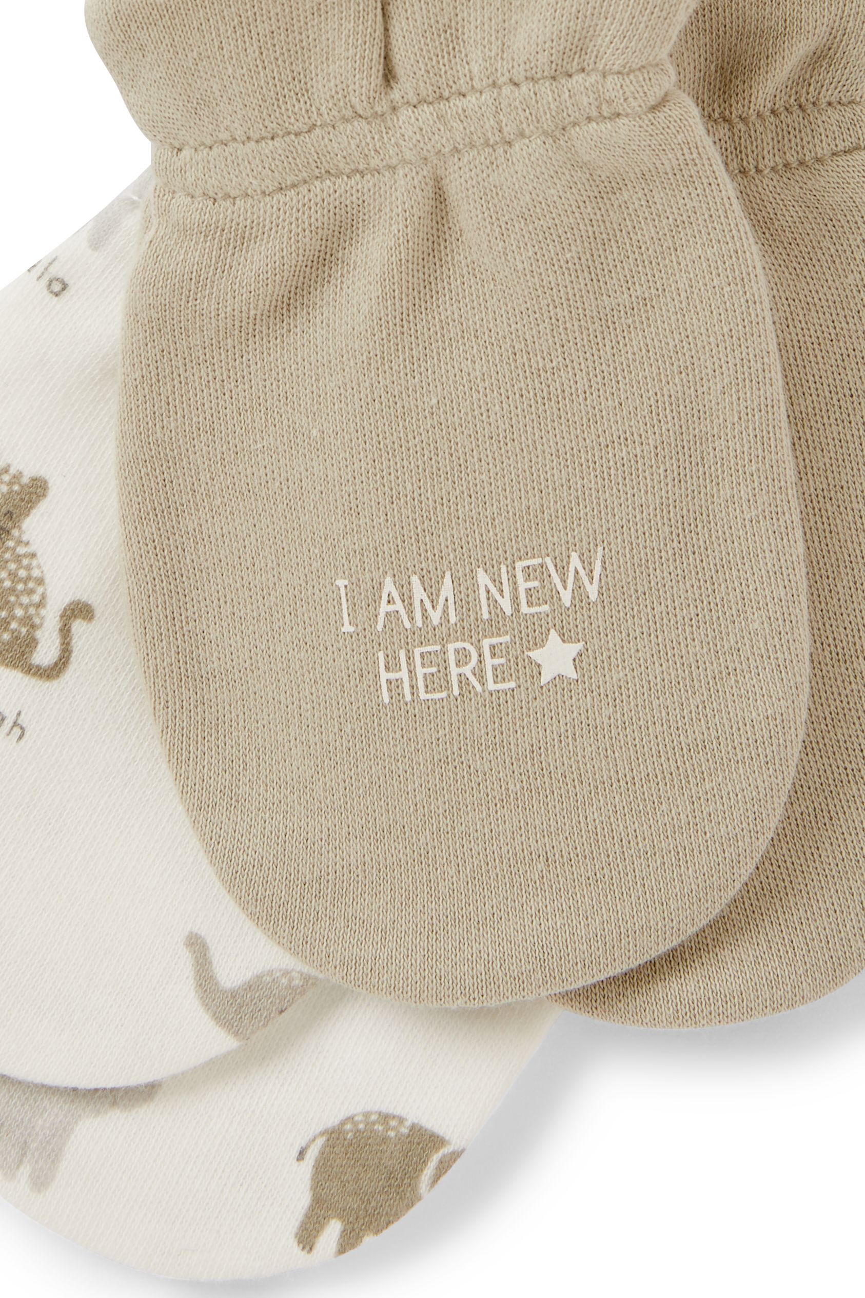 Multipack of 2 - jungle animals - scratch mittens